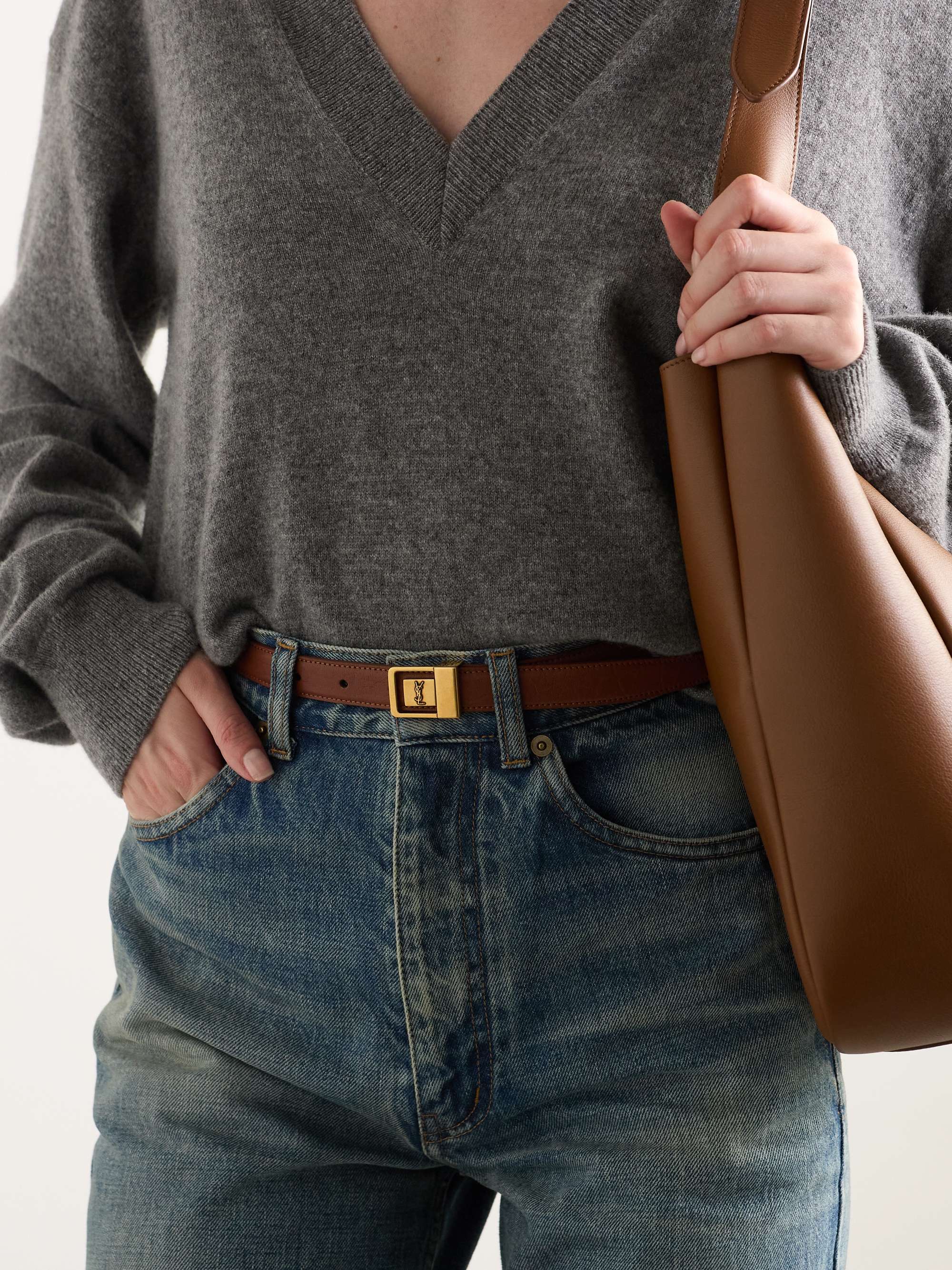Saint laurent waist belt on sale