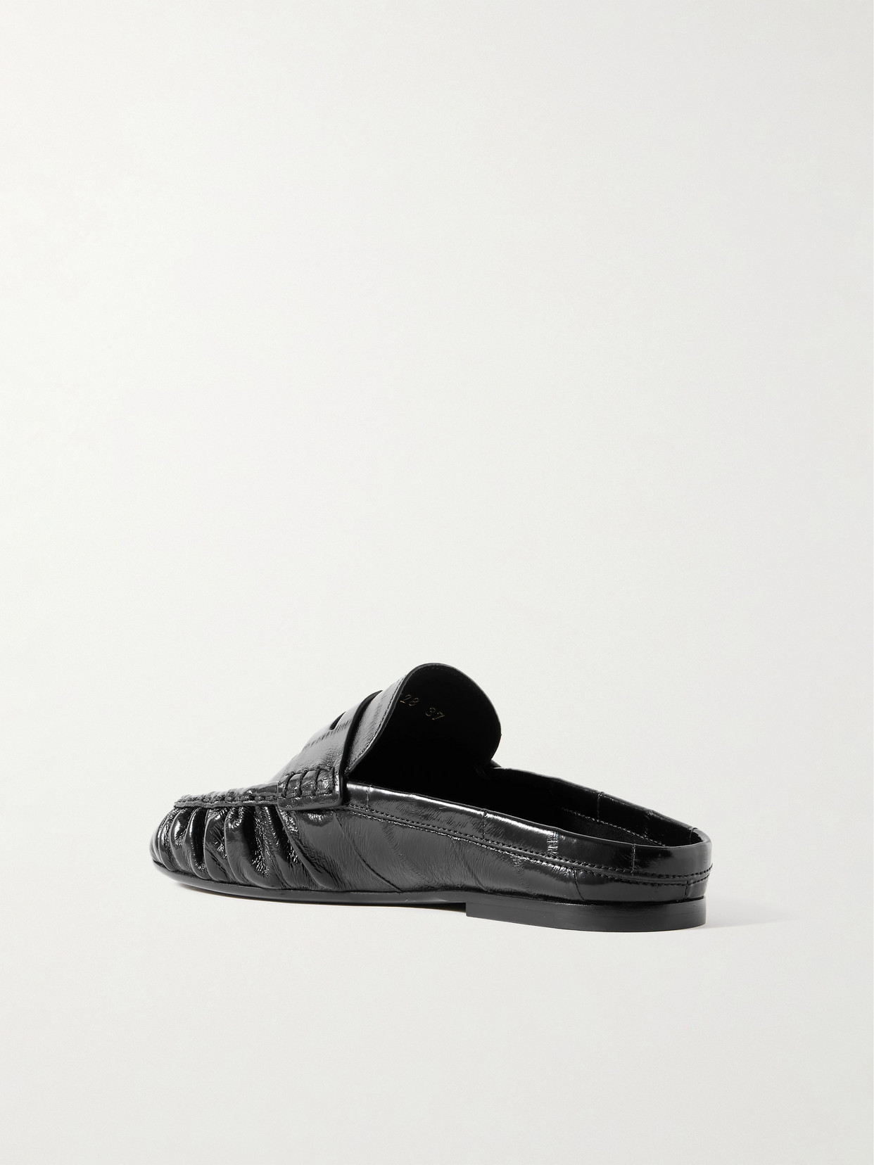 Saint Laurent Peg Loafer In Black