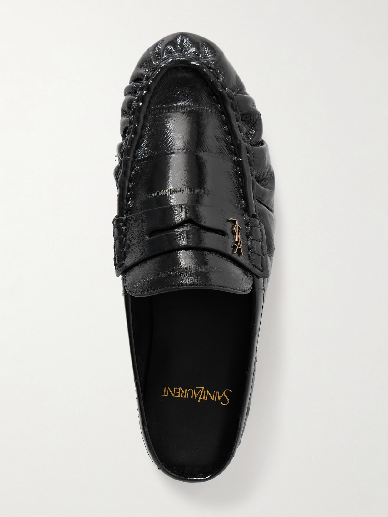 Saint Laurent Peg Loafer In Black