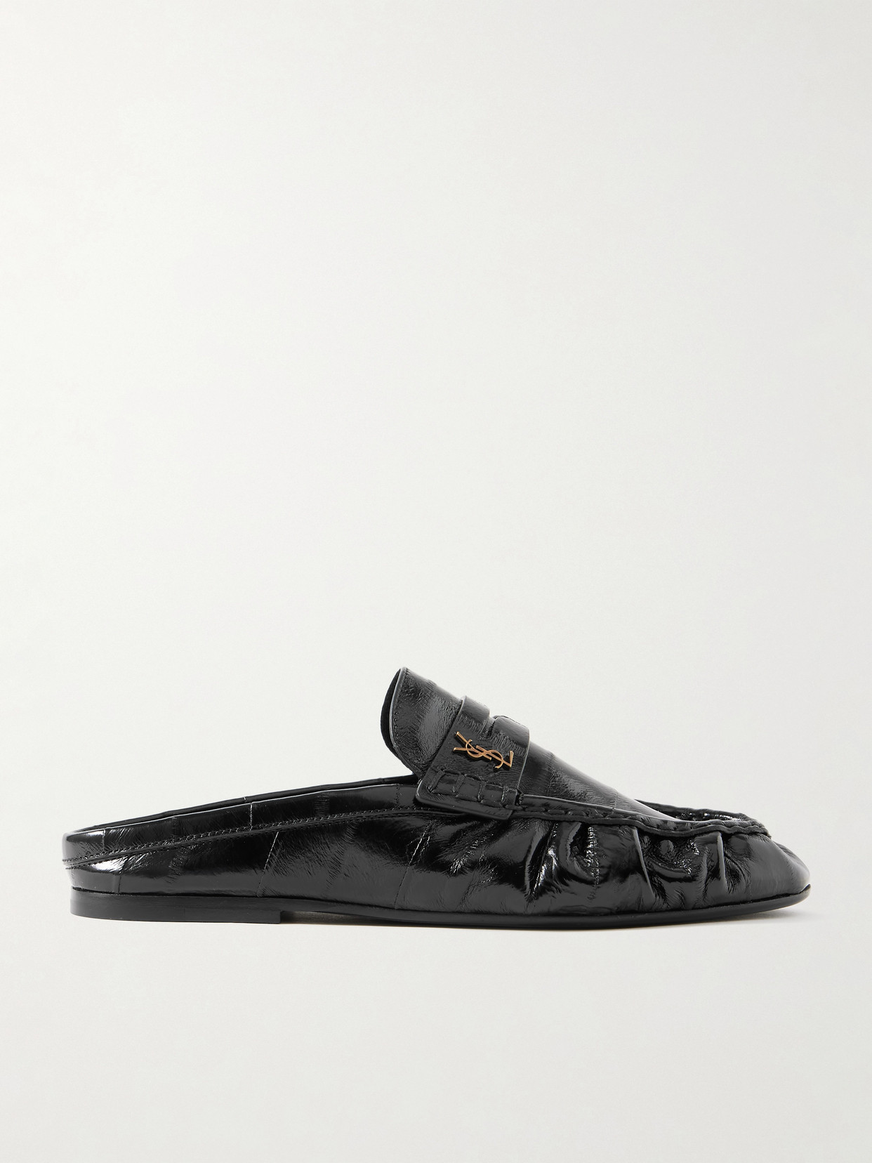 Saint Laurent Peg Loafer In Black