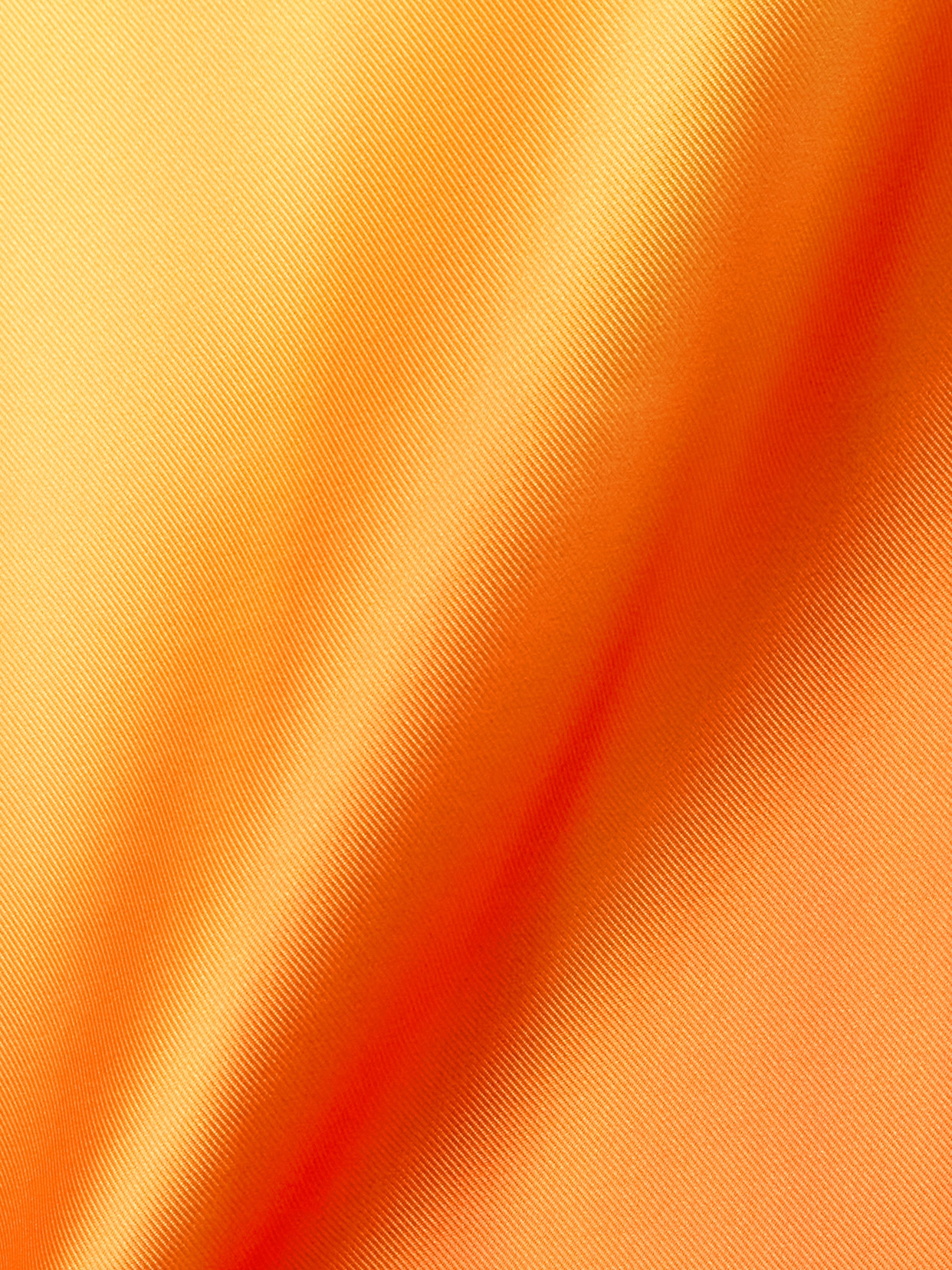 Dima Ayad Oversized Strapless Ombré Pleated Taffeta Gown In Orange