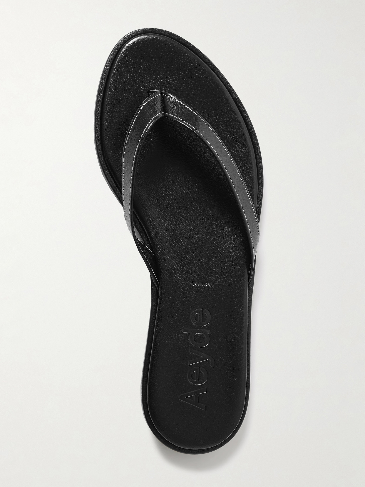 Aeyde Melody Leather Flip Flops