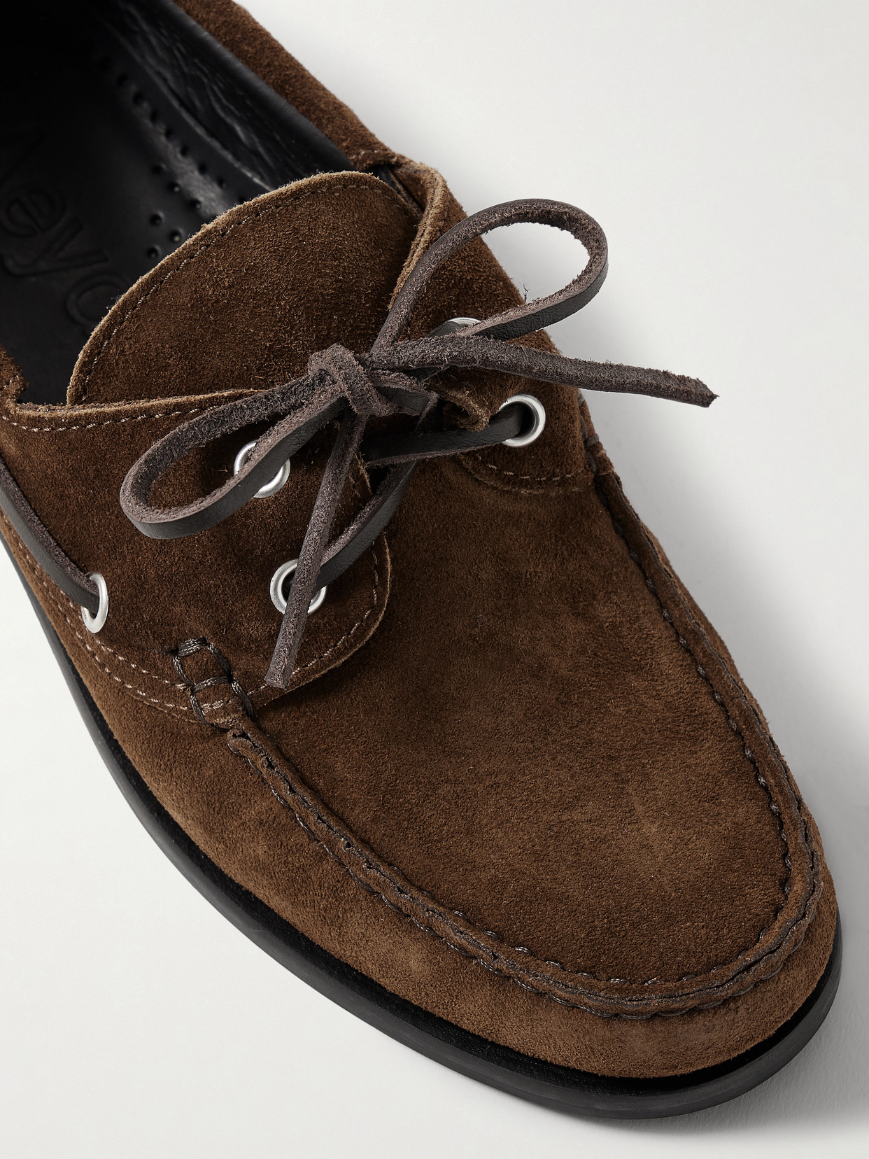 Aeyde Harris Cow Suede Leather Tobacco