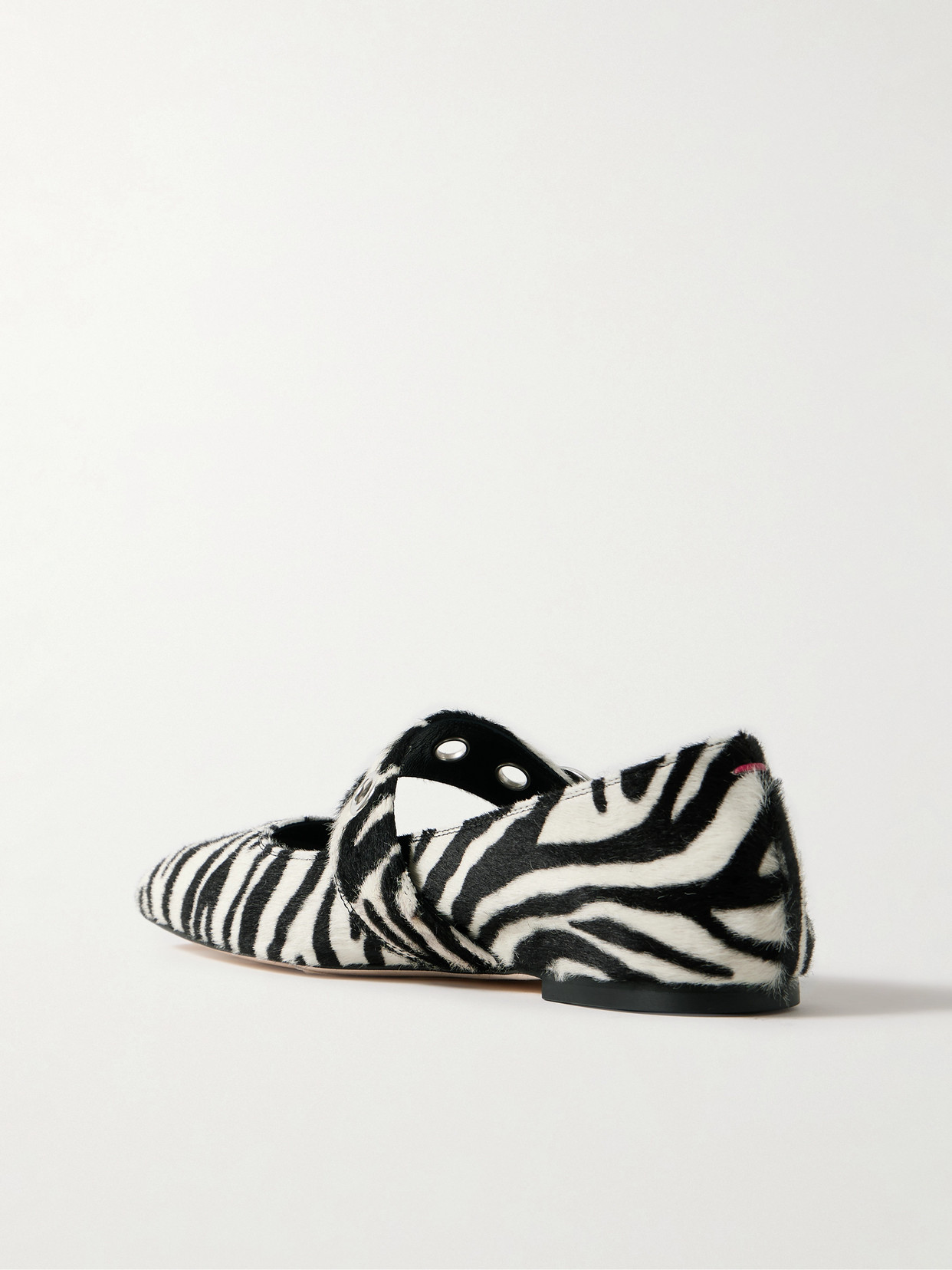 Aeyde Uma Eyelet Mary Jane Ballet Flats In Multi