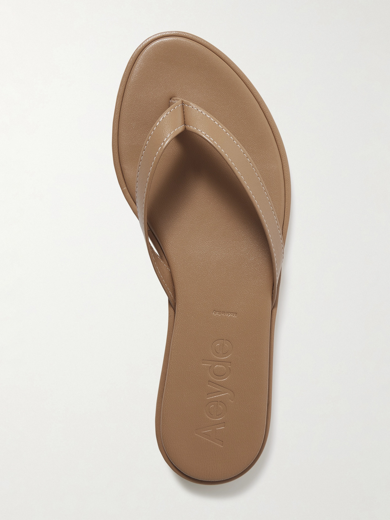 Shop Aeyde Melody Leather Flip Flops