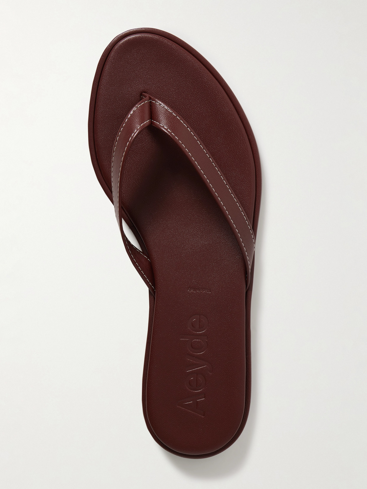 AEYDE MELODY LEATHER FLIP FLOPS