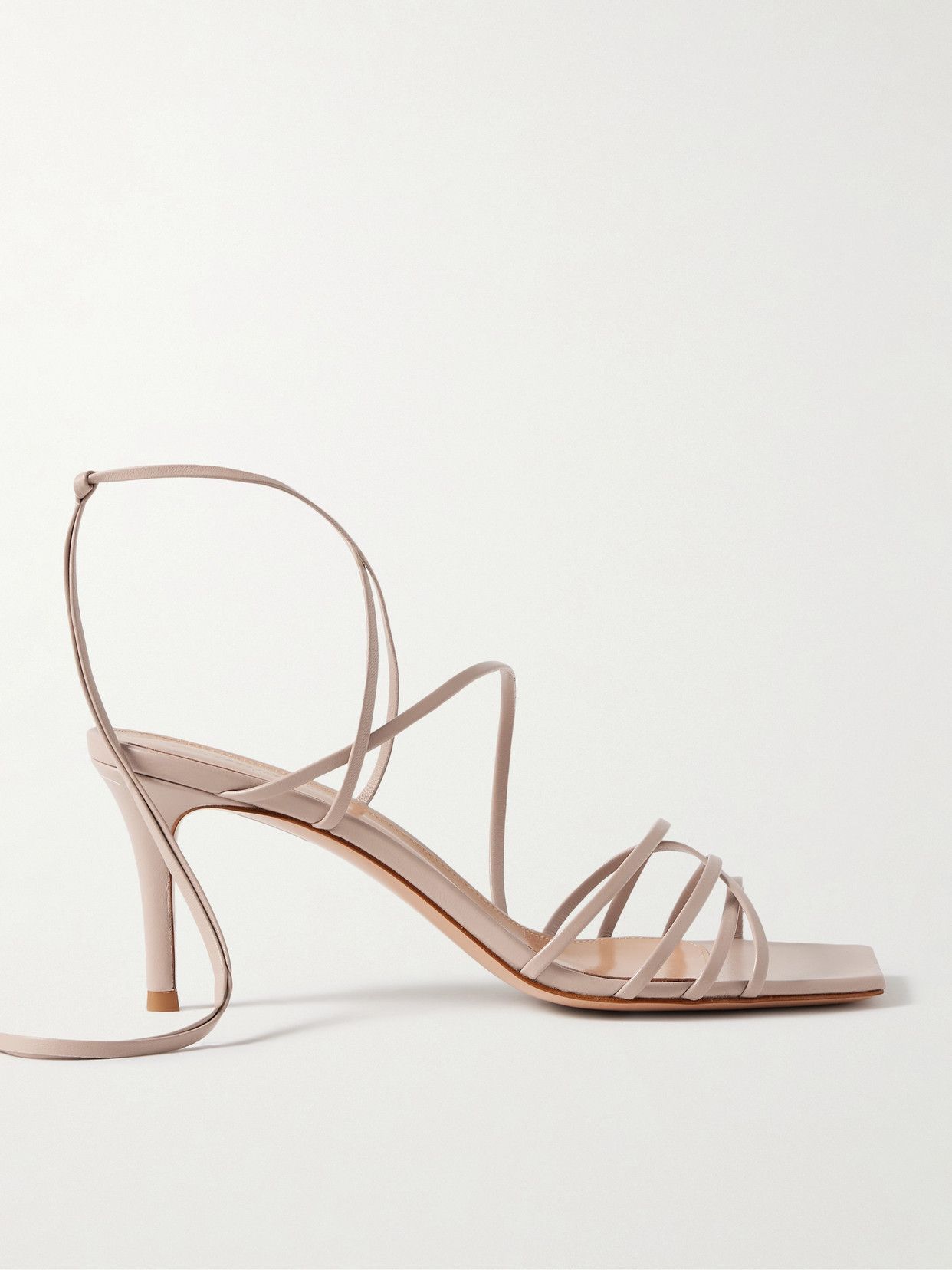 Gianvito Rossi - 85 Leather Sandals - Brown