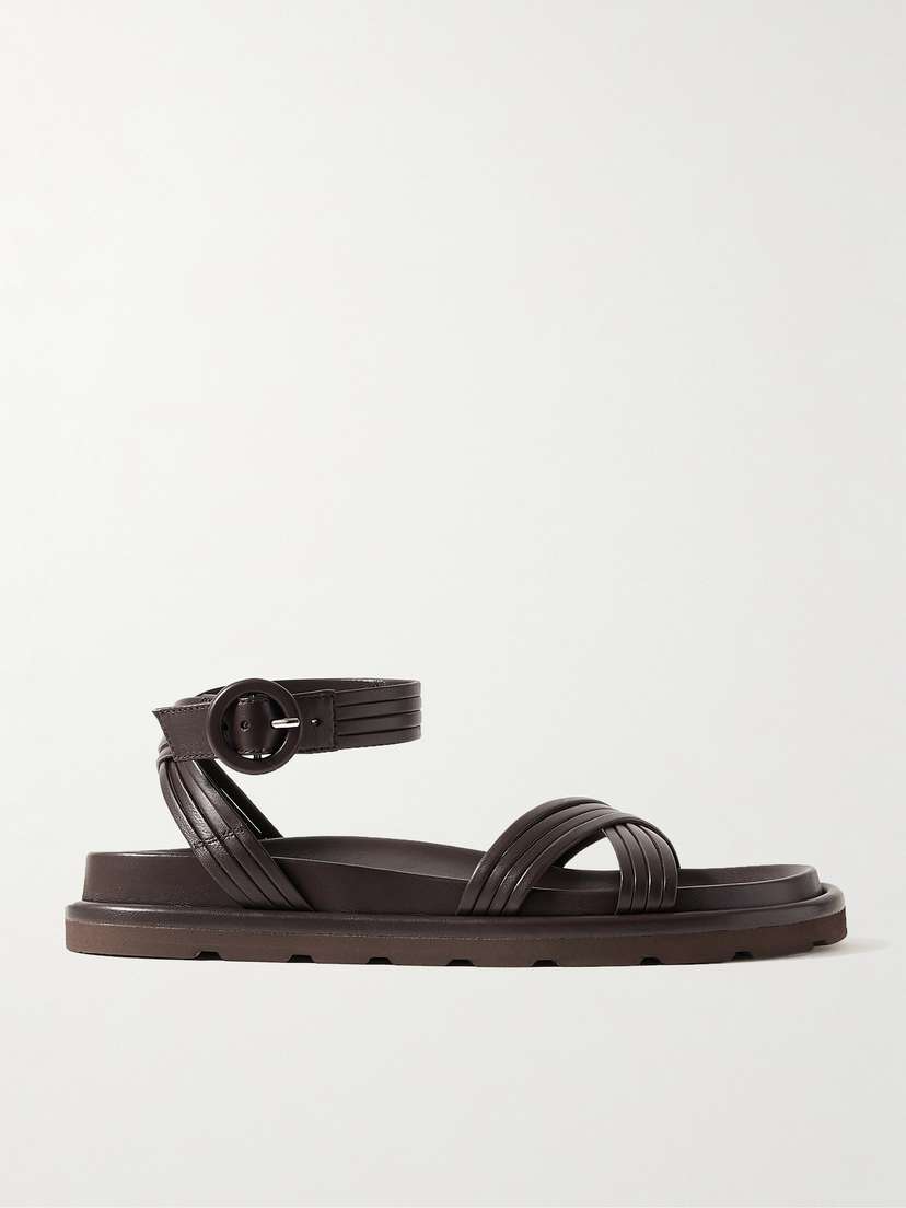 Gianvito Rossi Lianne Leather Sandals