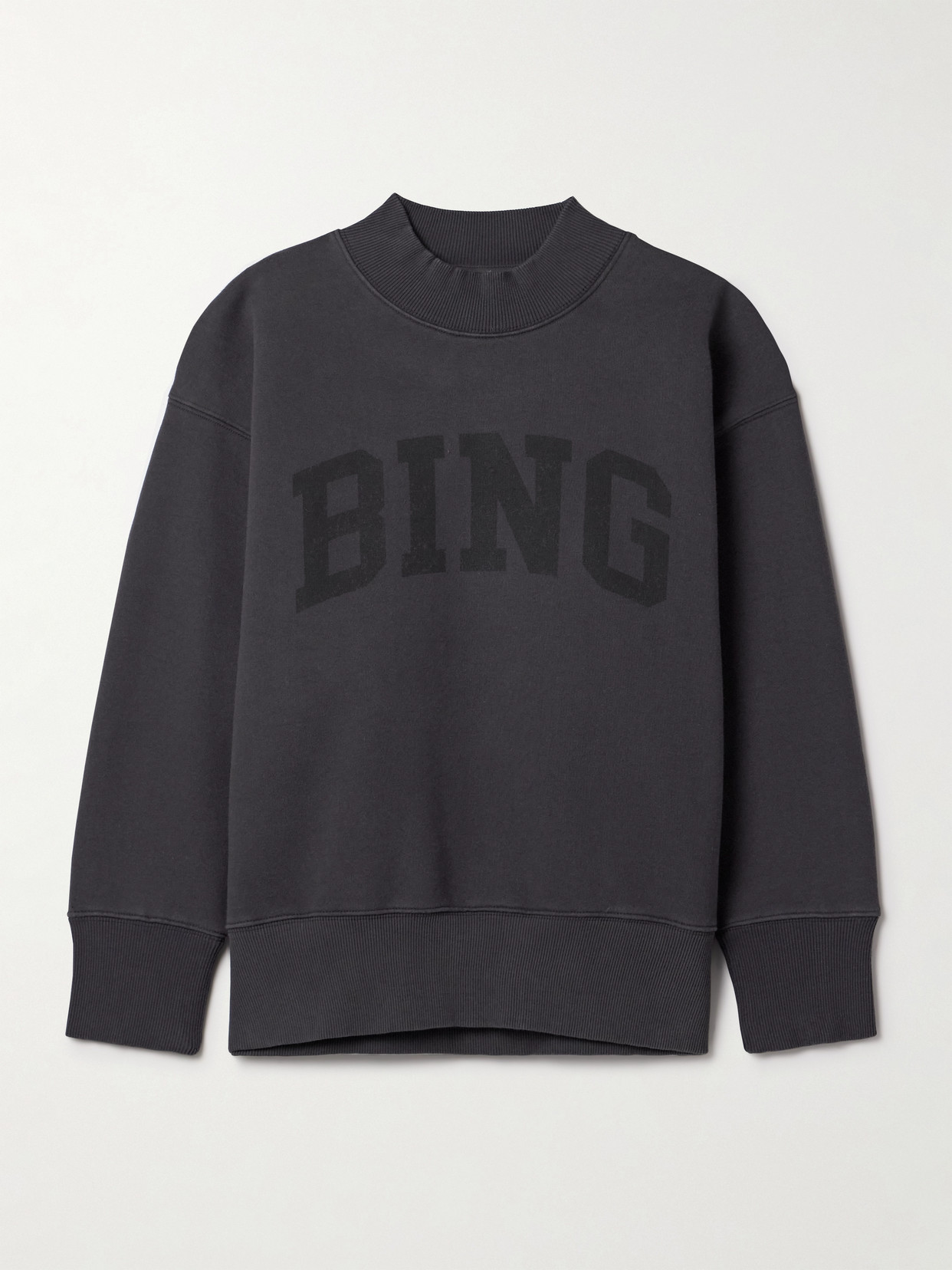 Anine Bing Bradie Sweatshirt Bing In Black