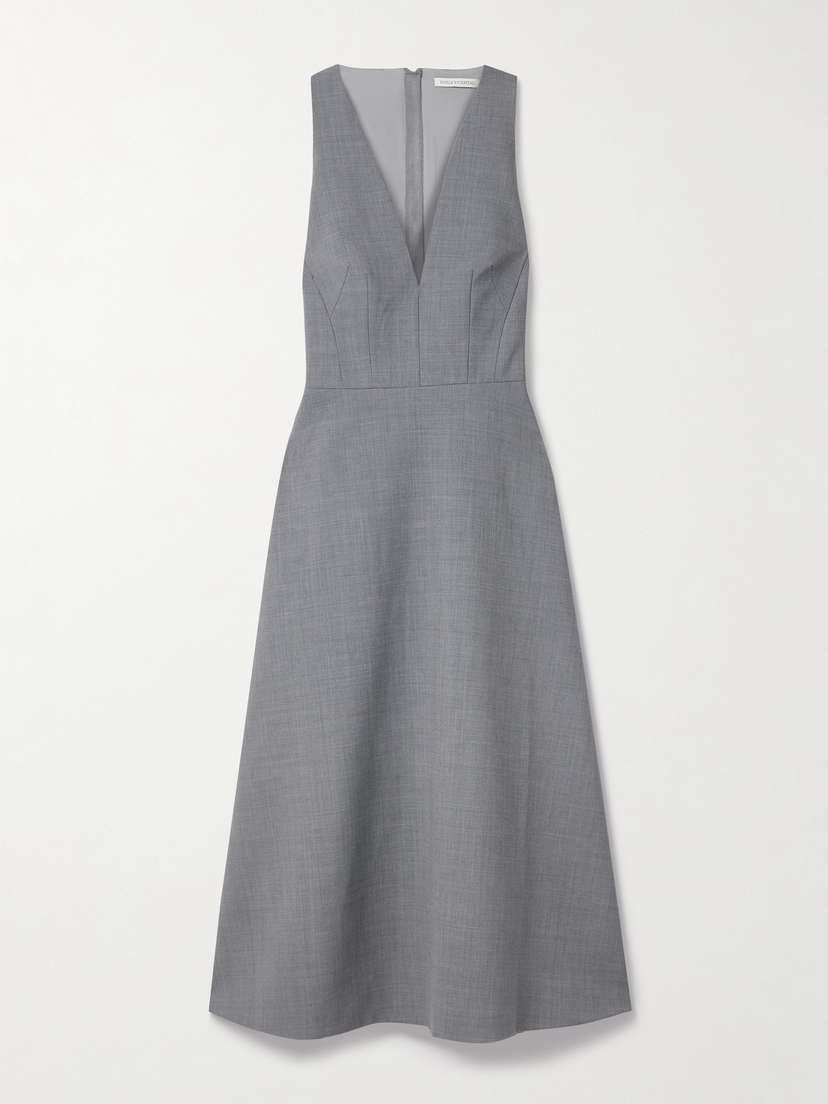 Emilia Wickstead Adonica Cutout Woven Midi Dress