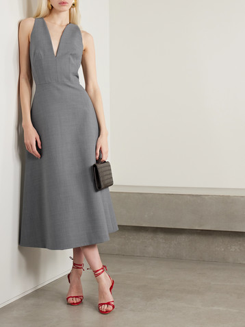 Emilia Wickstead Adonica cutout woven midi dress