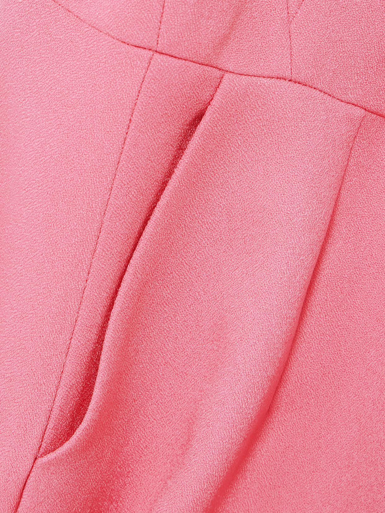 Emilia Wickstead Juulia Asymmetric Crepe Gown In Pink