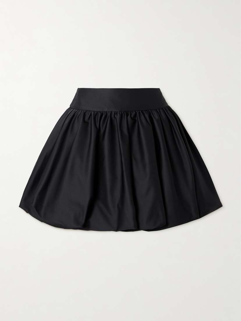 Simone Rocha Gathered Mikado Mini Skirt