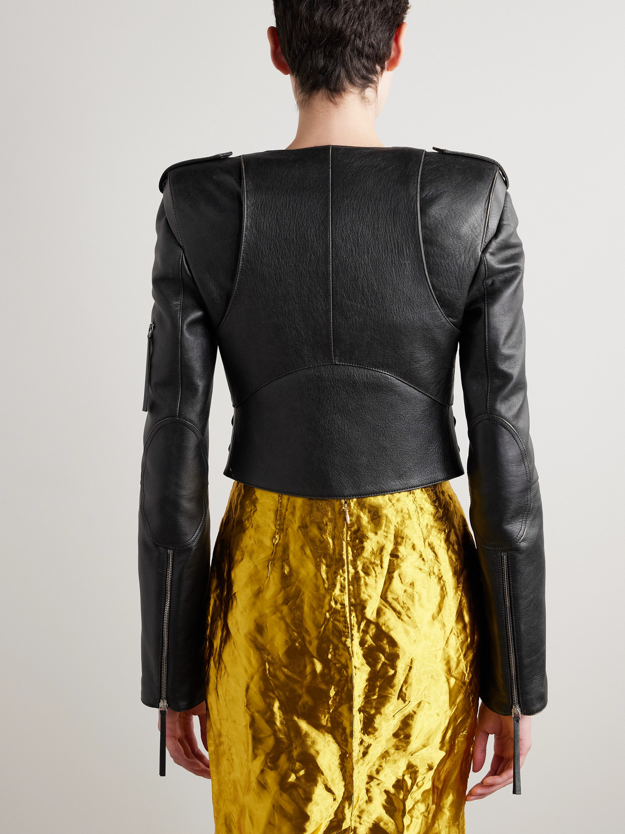 Gabriela Hearst Phanes Leather Jacket