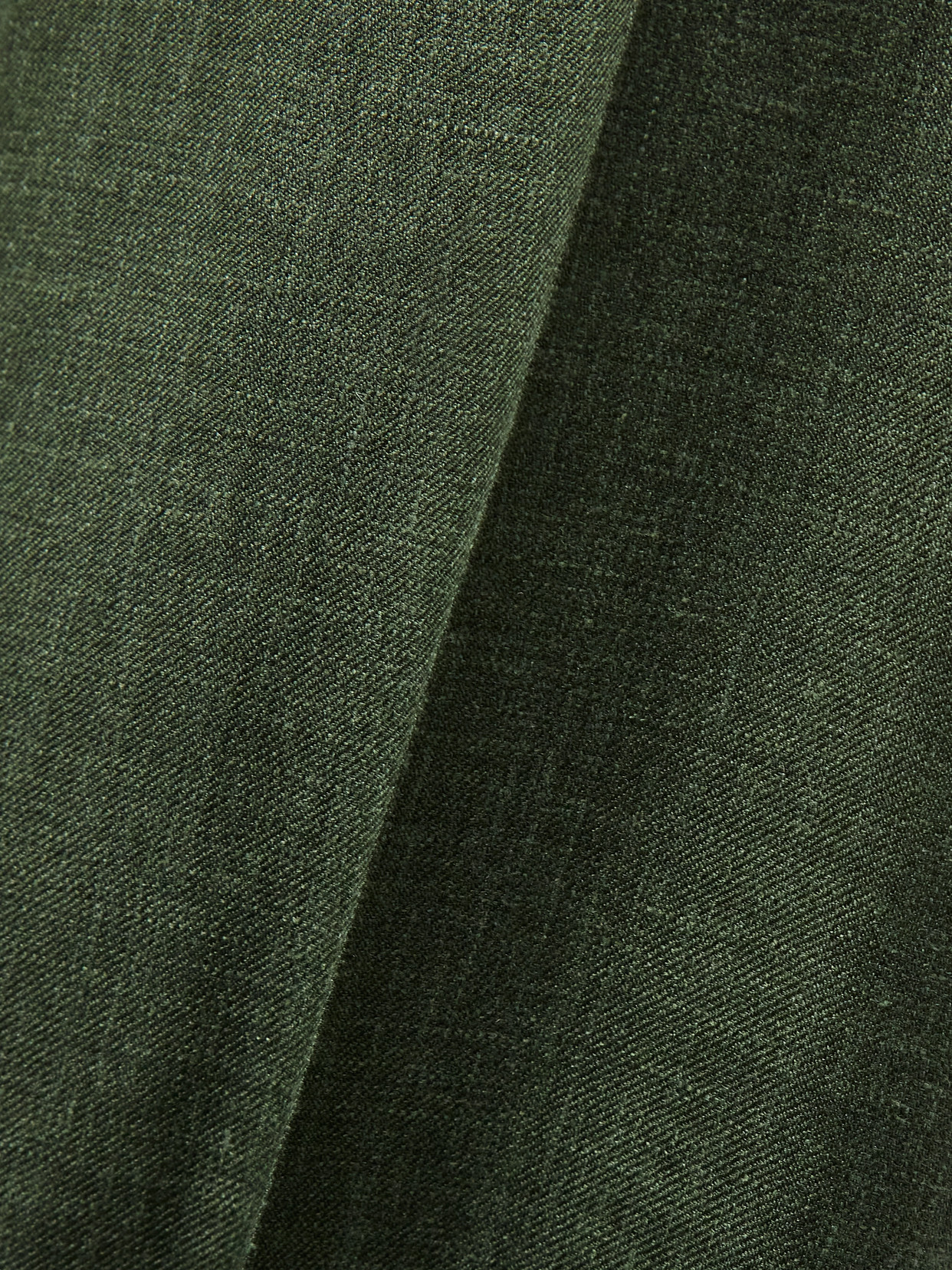 Gabriela Hearst Vesta Wool, Silk And Linen-blend Flared Pants In Green