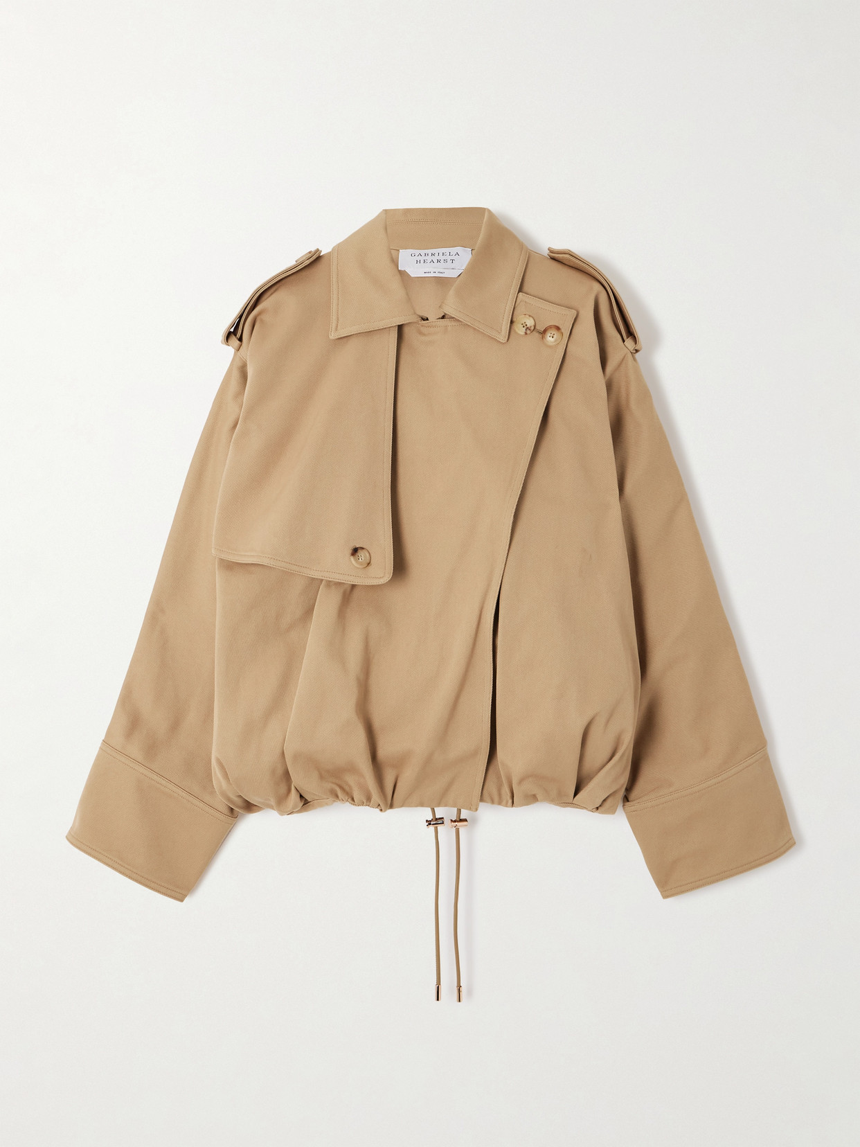 Gabriela Hearst Hunt Cotton-twill Jacket