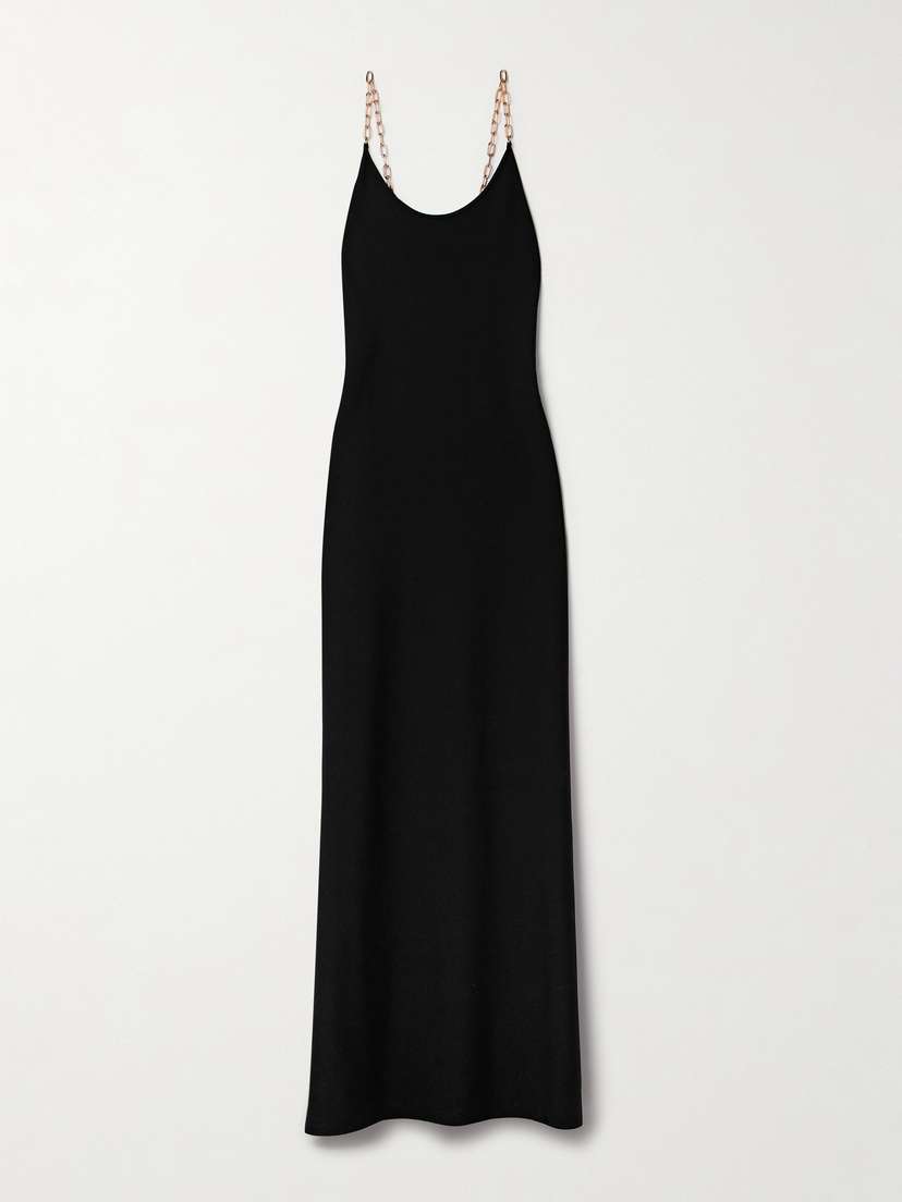 Gabriela Hearst Adeona Embellished Silk Maxi Dress