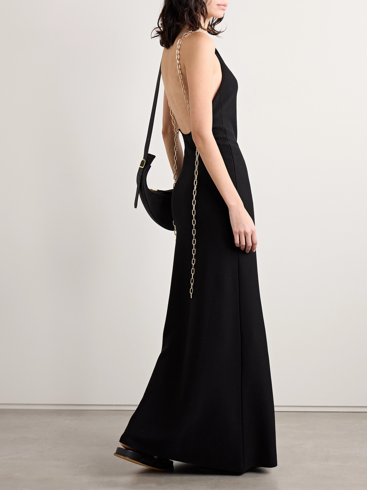 GABRIELA HEARST ADEONA EMBELLISHED SILK MAXI DRESS