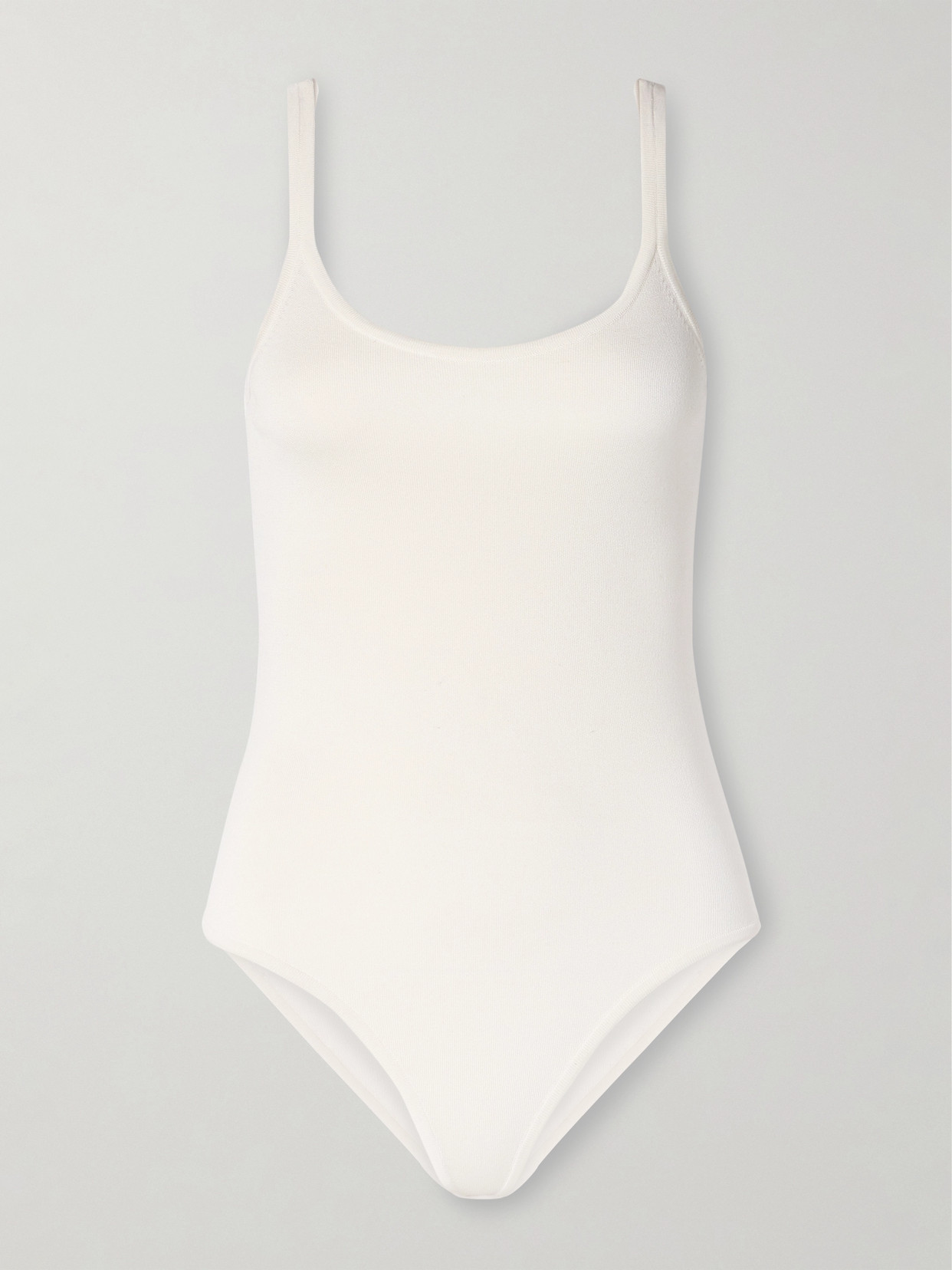 Gabriela Hearst Anjea Silk Bodysuit In Ivory