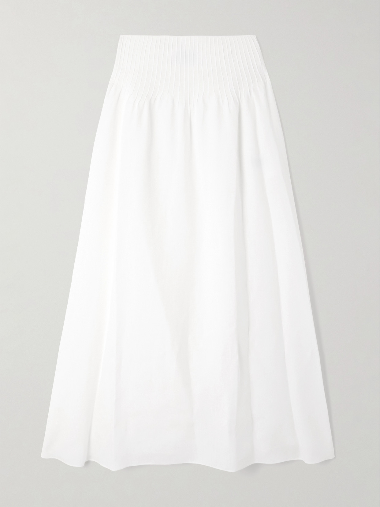 Gabriela Hearst - Penelope Linen Midi Skirt - White