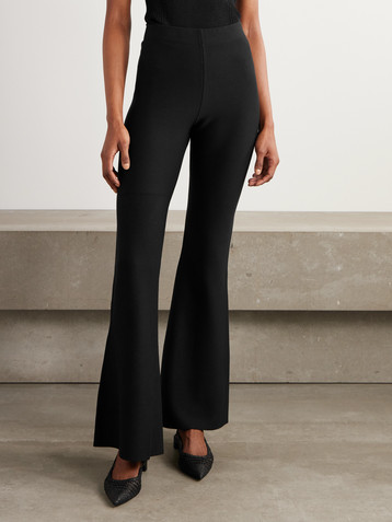 Gabriela Hearst Ambrosia silk flared pants