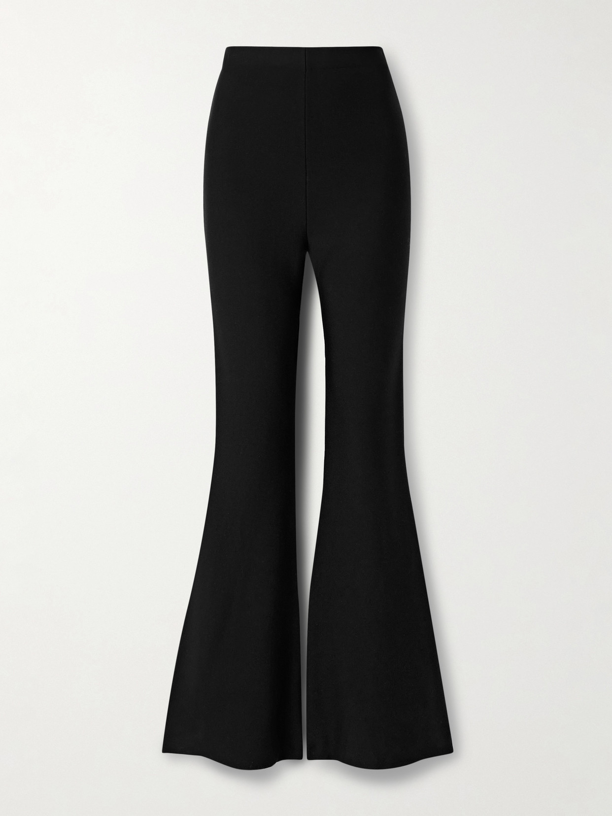 Gabriela Hearst Ambrosia Silk Flared Pants In Black