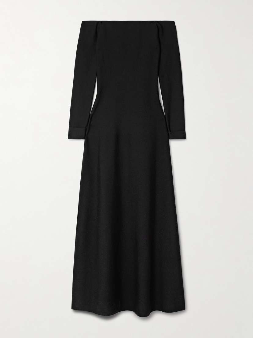 Gabriela Hearst Aine Off-the-shoulder Silk-jersey Maxi Dress
