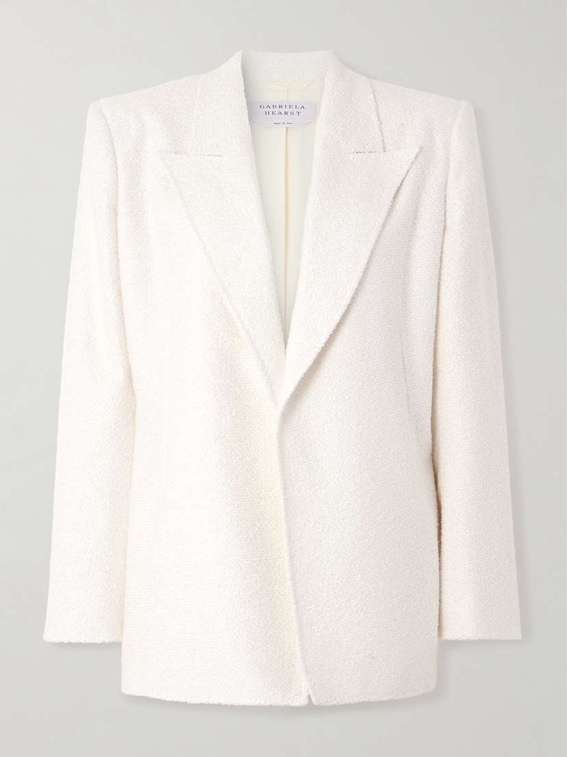 Gabriela Hearst Mairi Silk-bouclé Blazer