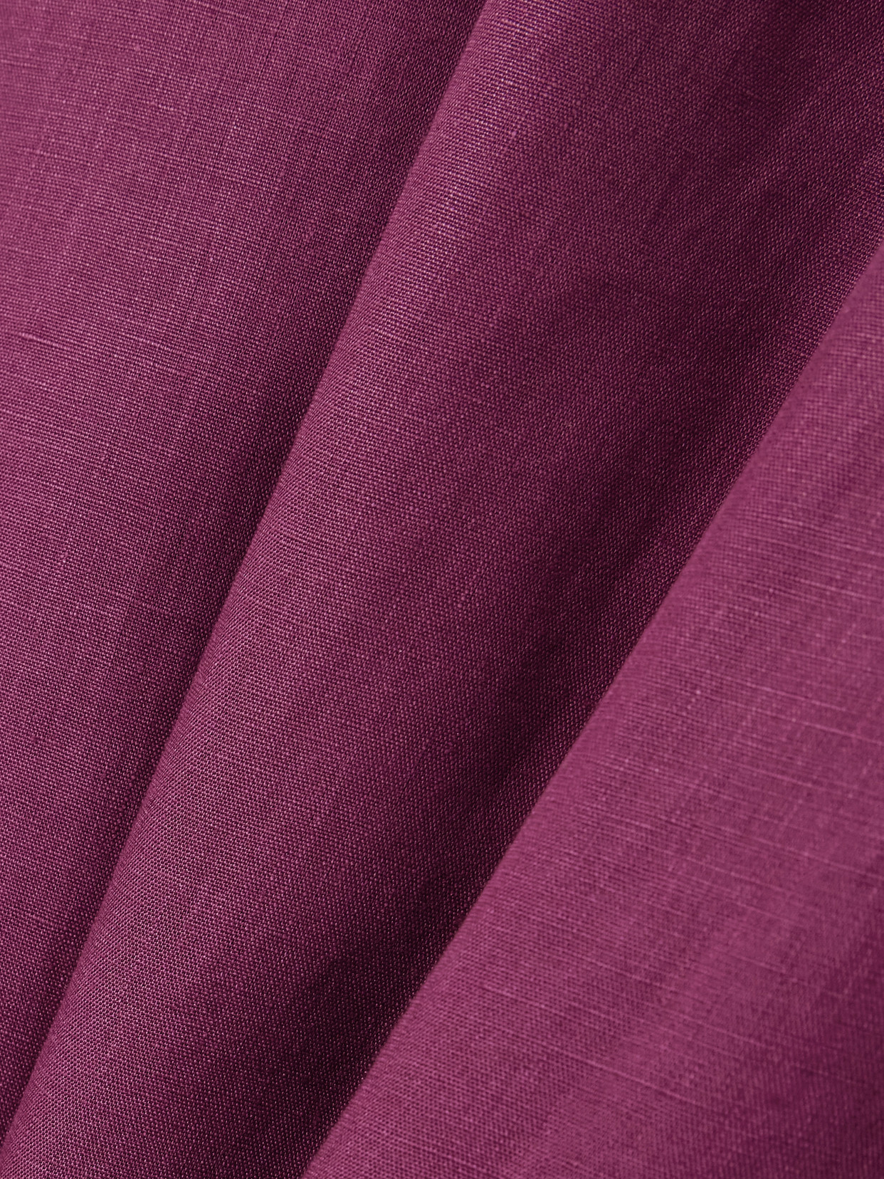 Shop Gabriela Hearst Penelope Linen Midi Skirt In Purple