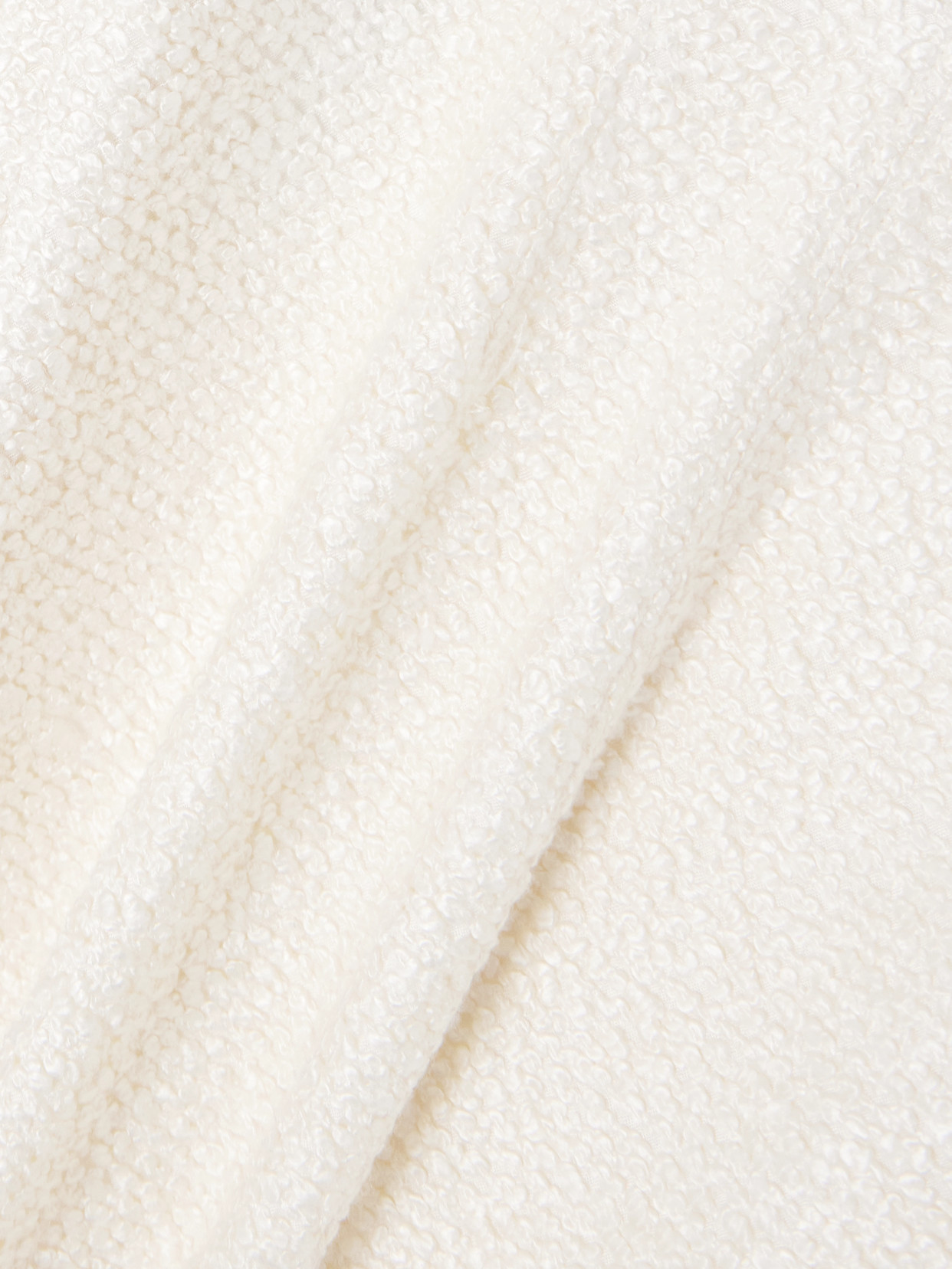 Gabriela Hearst Rhein Silk-bouclé Flared Pants In Ivory