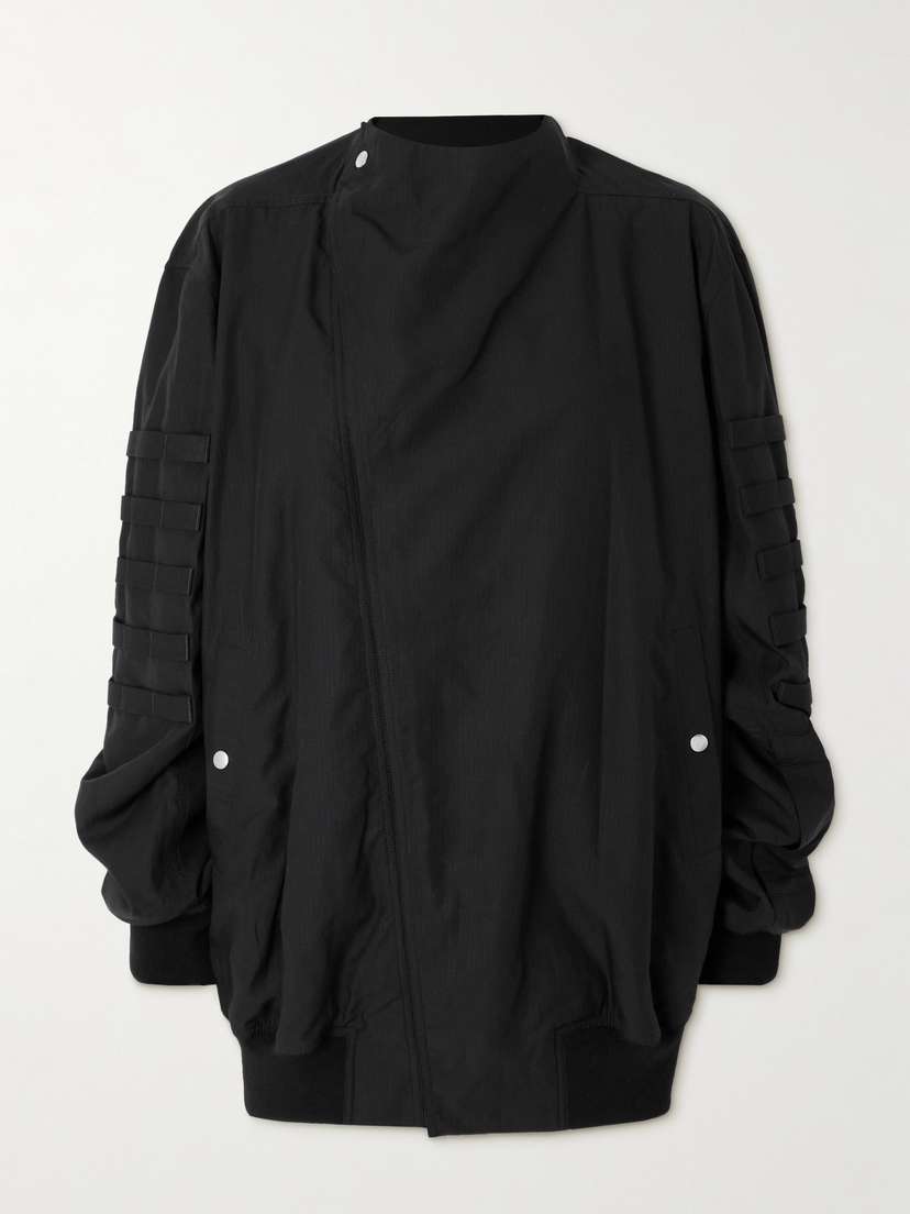 Rick Owens Anthem Asymmetric Ripstop Jacket