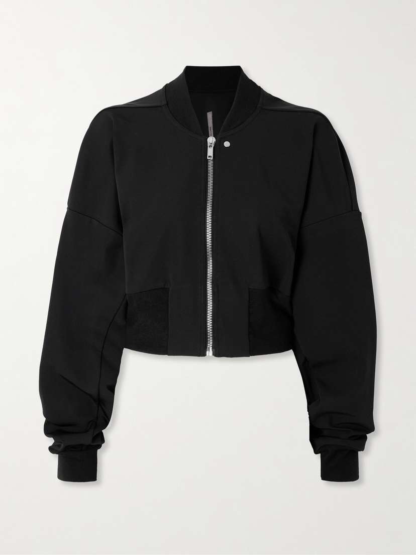Rick Owens Jersey Bomber Jacket