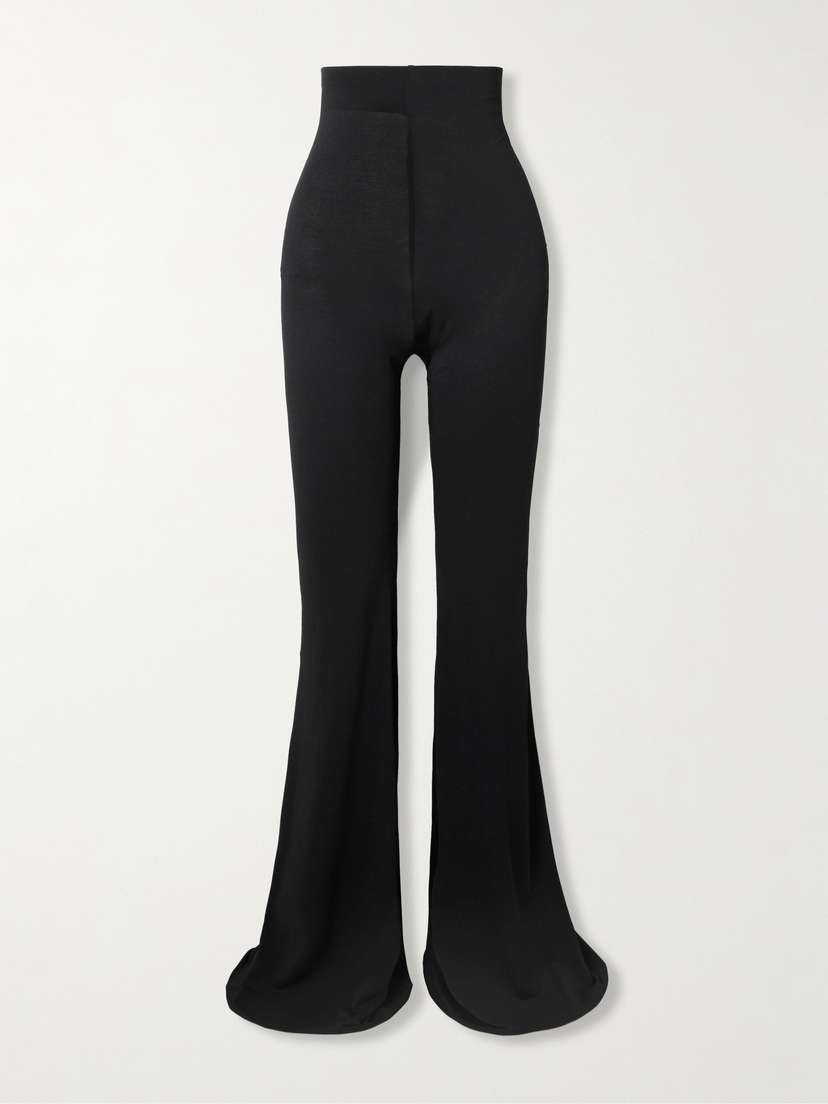 Rick Owens Dirt Bolan Jersey Flared Pants