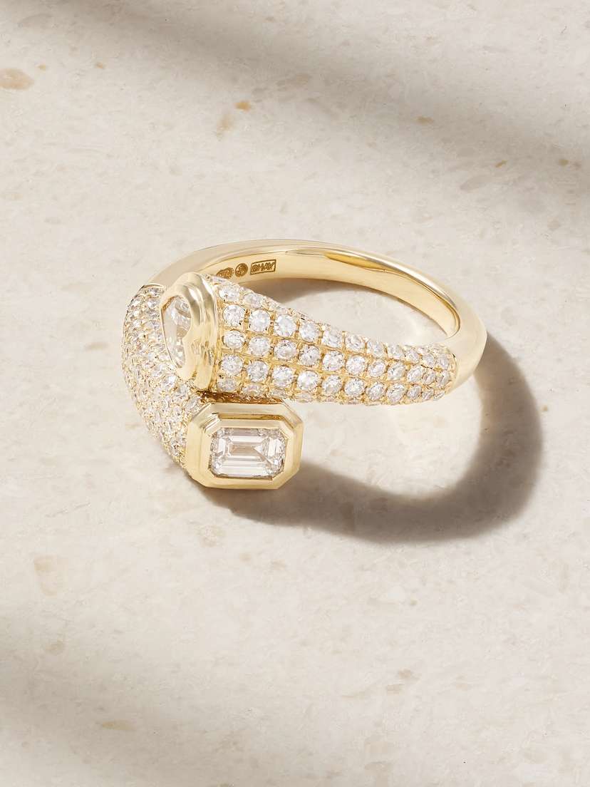 SHAY 18-karat Gold Diamond Pinky Ring