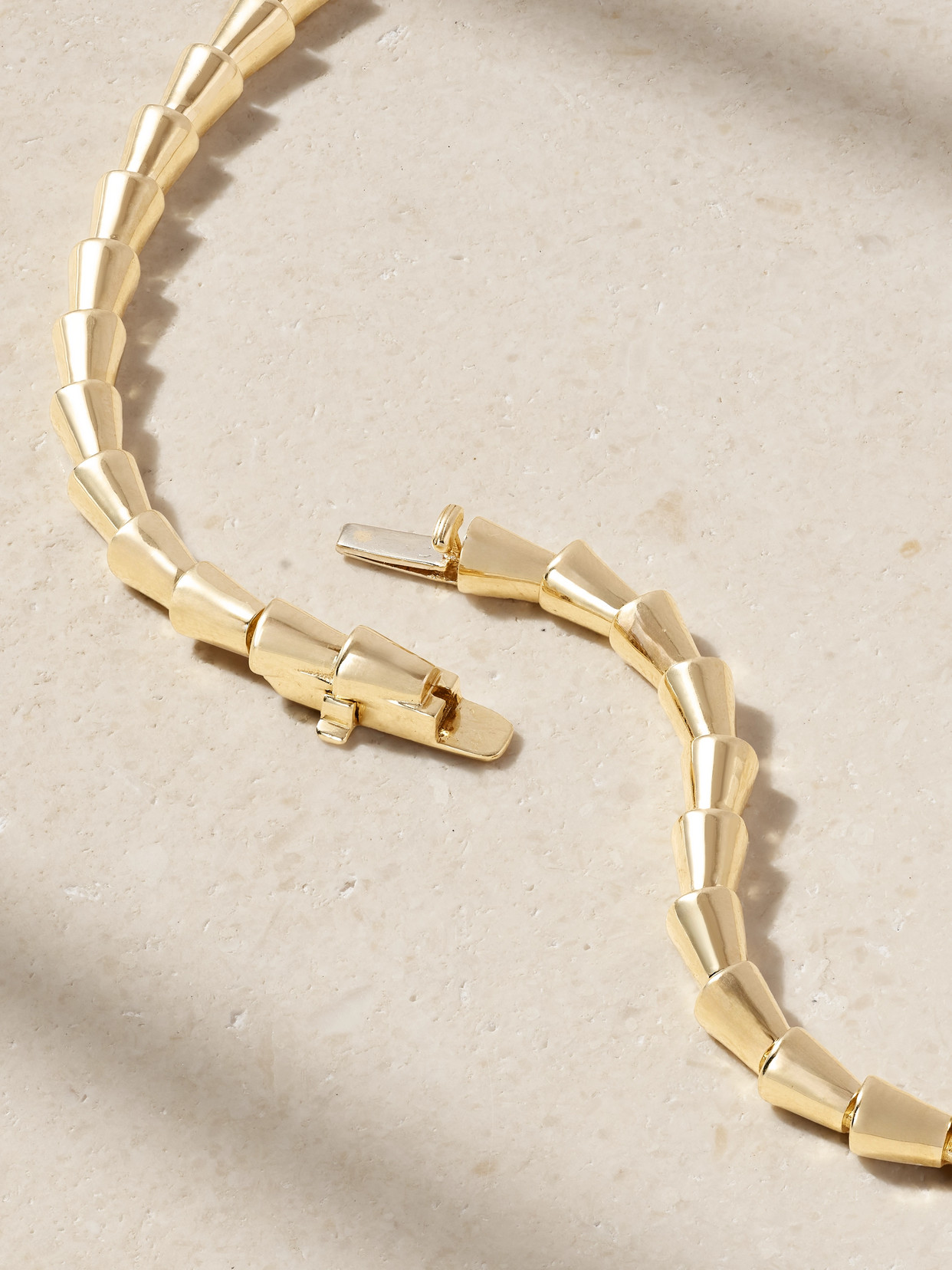 Shay Serpentine 18-karat, Diamond And Garnet Necklace In Gold