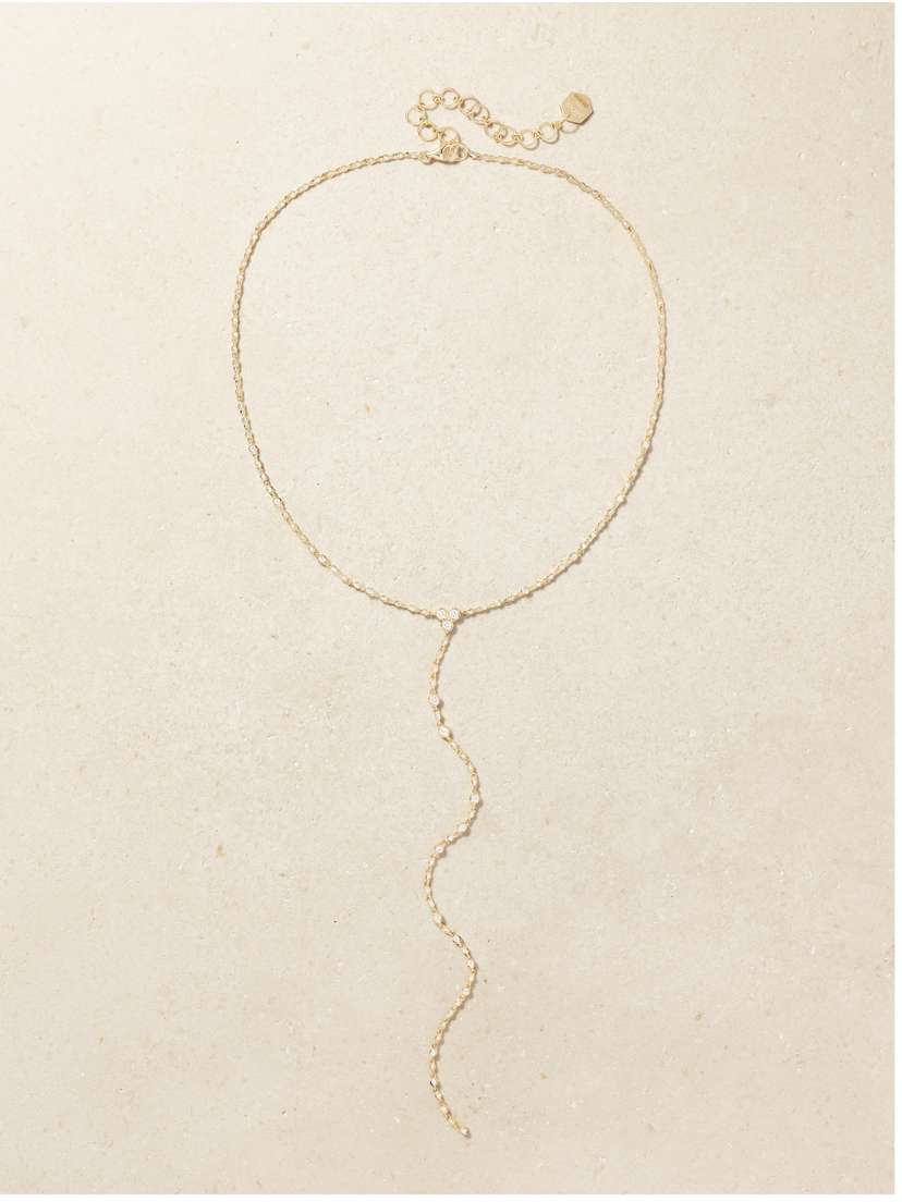 SHAY Infinity 18-karat Gold Diamond Necklace