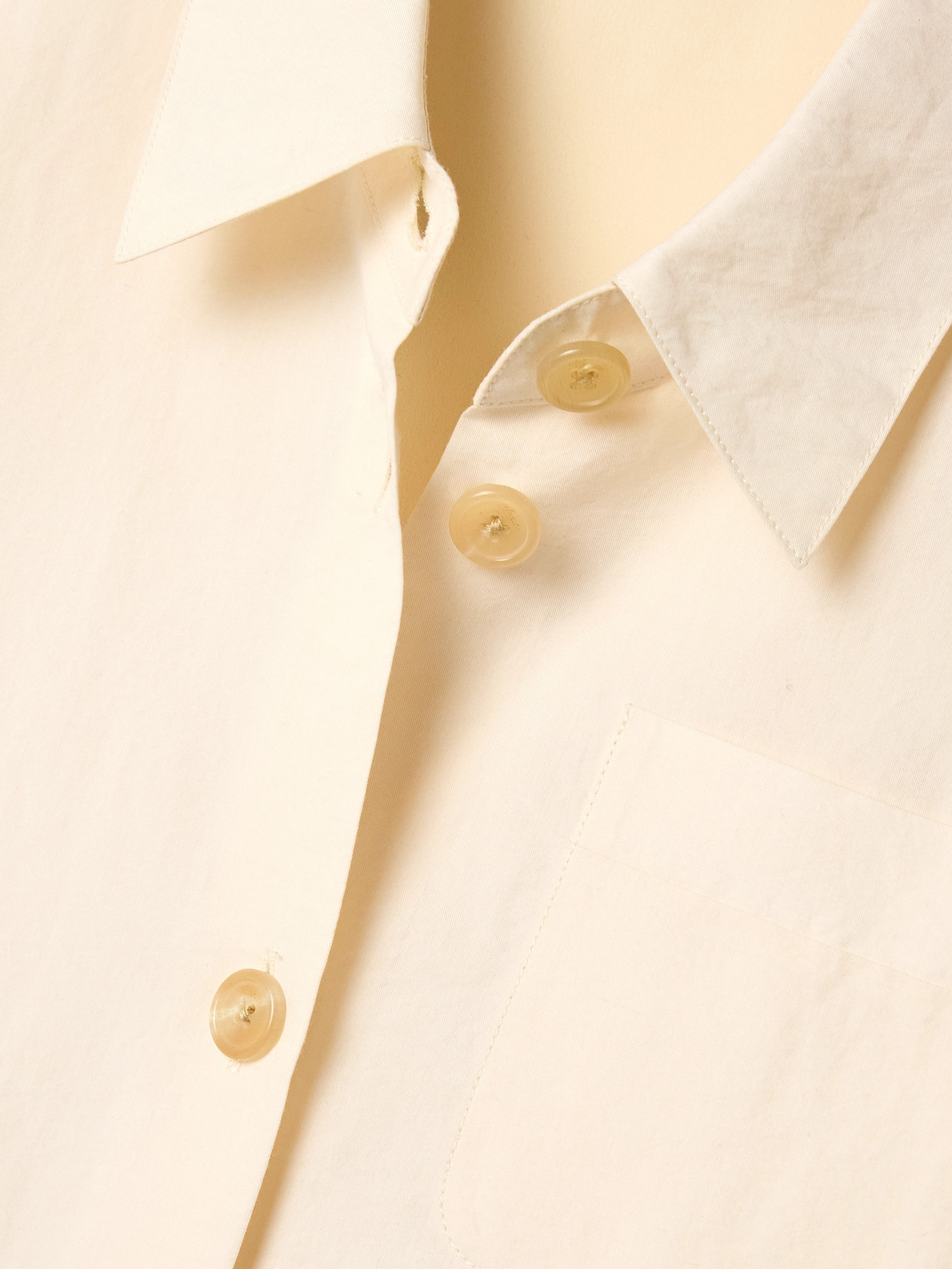 Khaite Effy Silk And Cotton-blend Organza Midi Shirt Dress In Neutral