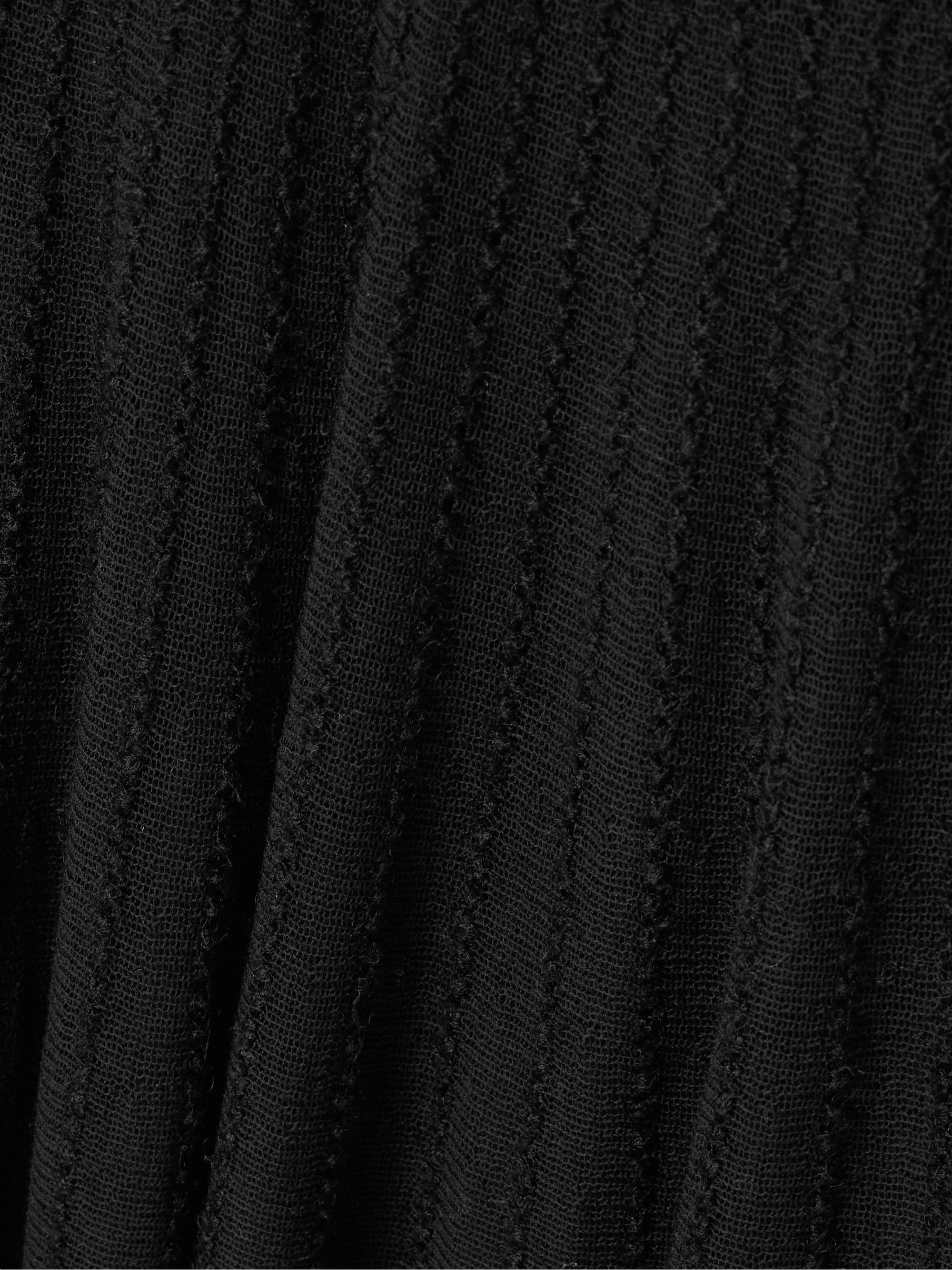 KHAITE Dawn pointelle-knit midi skirt