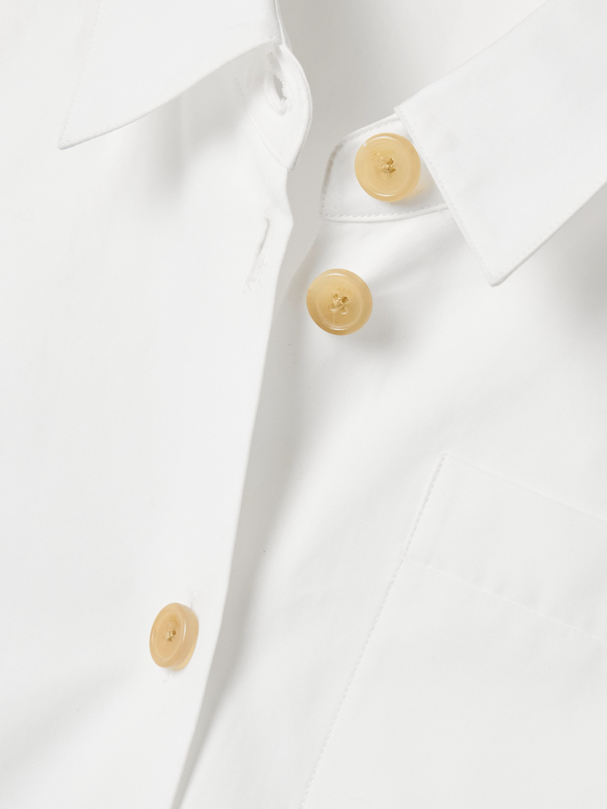 KHAITE KEEFE COTTON-POPLIN SHIRT 