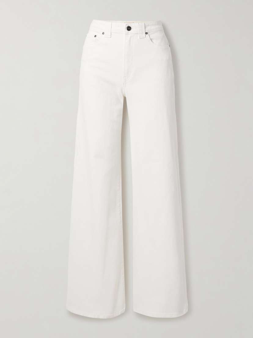 Khaite Dane High-rise Wide-leg Jeans