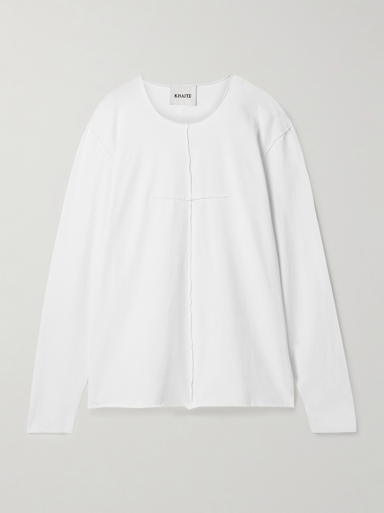 Kit Paneled Cotton-Jersey T-Shirt