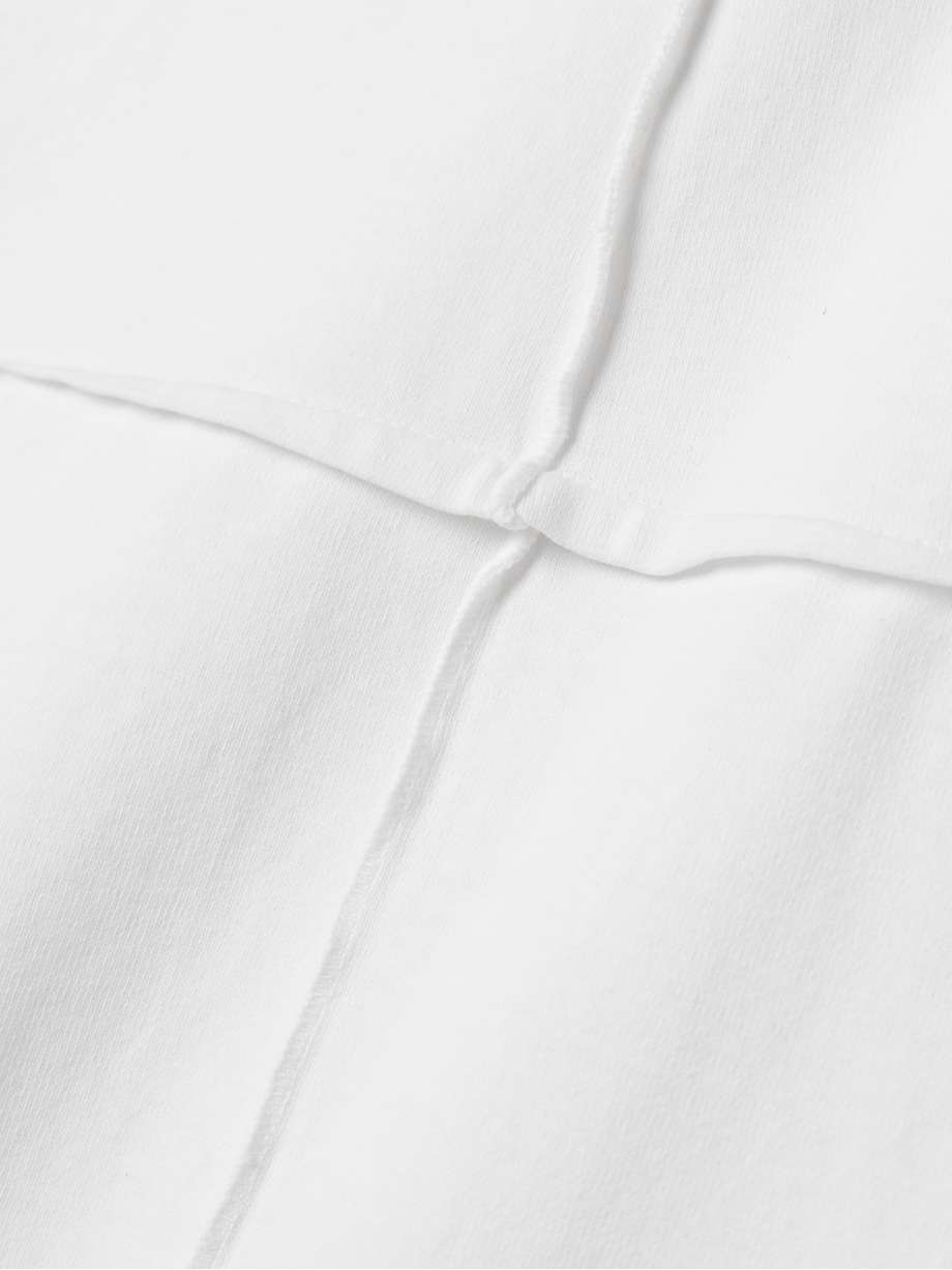 hal paneled cotton-jersey midi dress