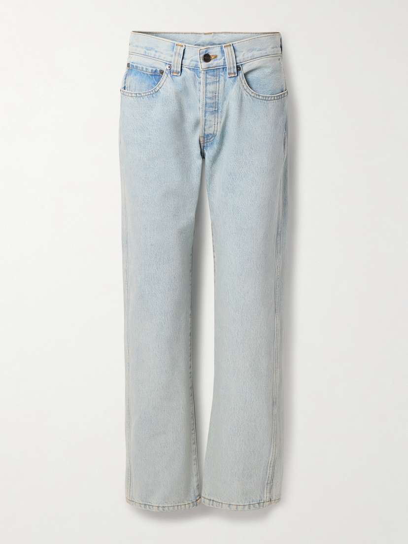 Khaite Callum Mid-rise Straight-leg Jeans