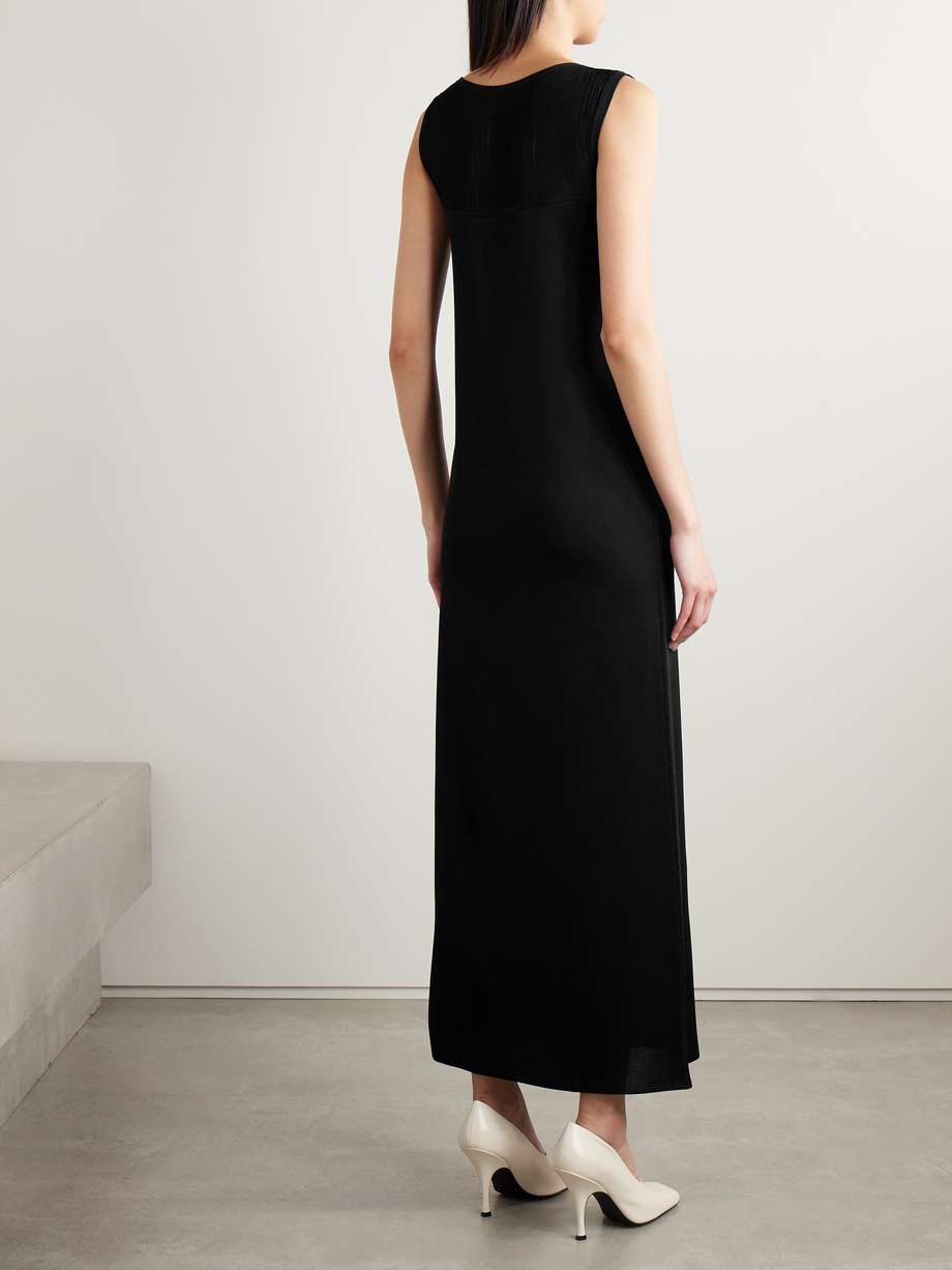 ruslan fringed knitted maxi dress