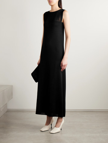 KHAITE Ruslan fringed knitted maxi dress