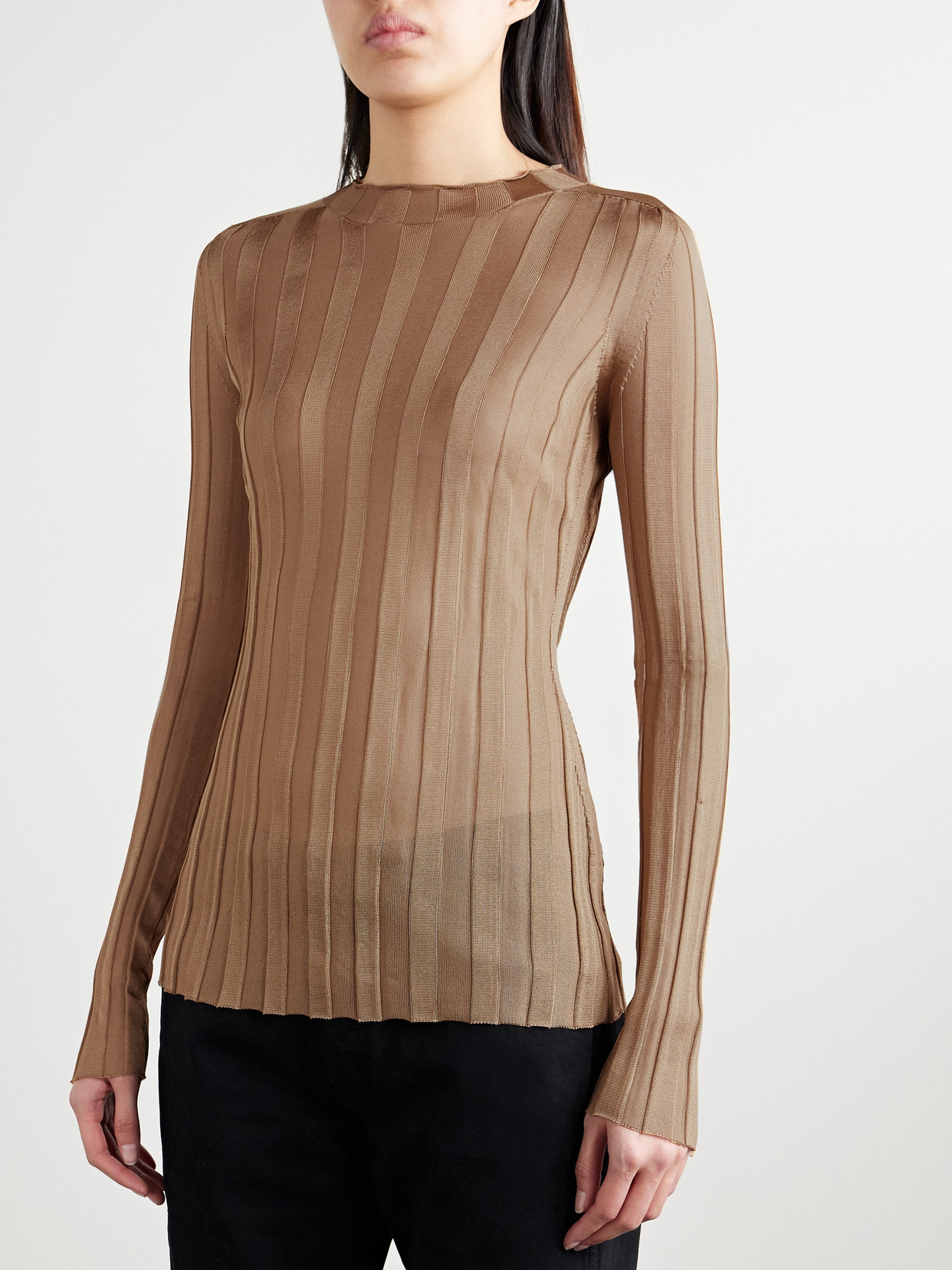 Cosette Ribbed-Knit Top
