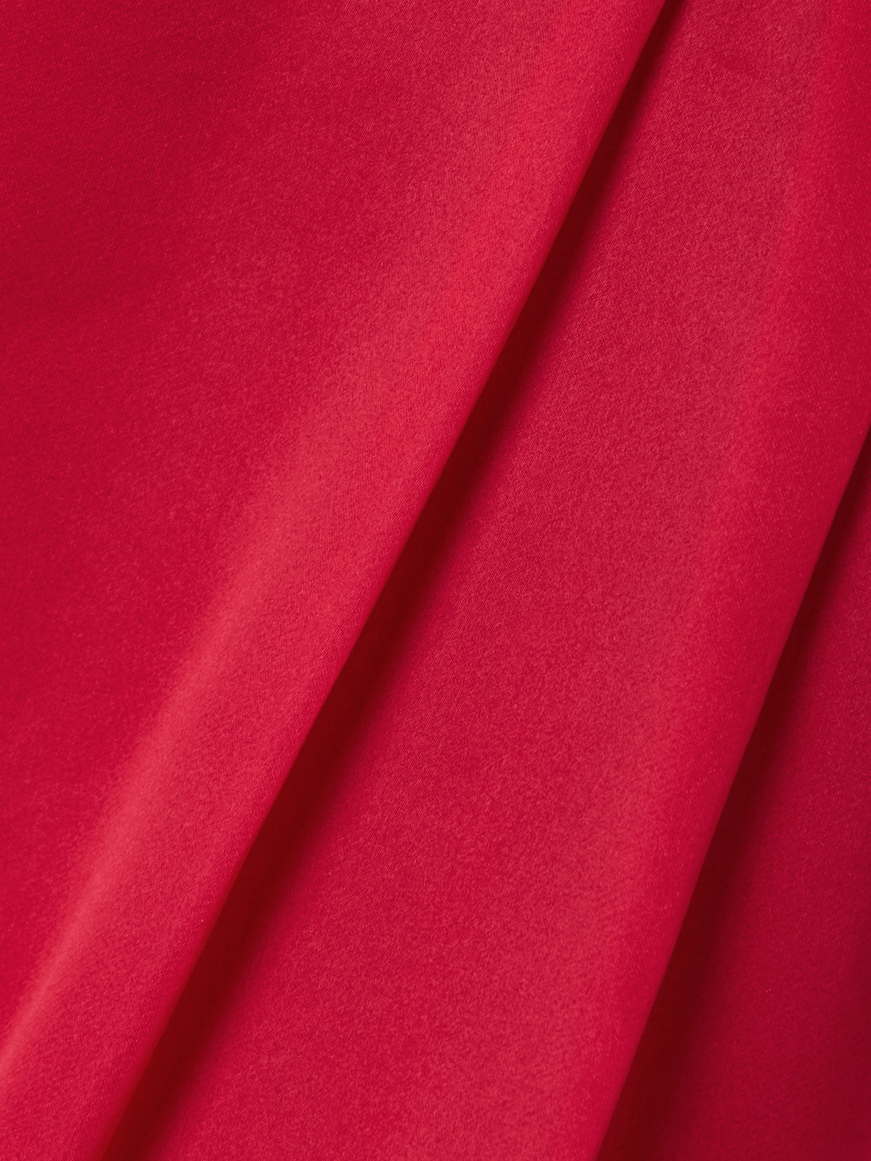 Khaite Lucian Pleated Silk Organza Maxi Skirt In Red