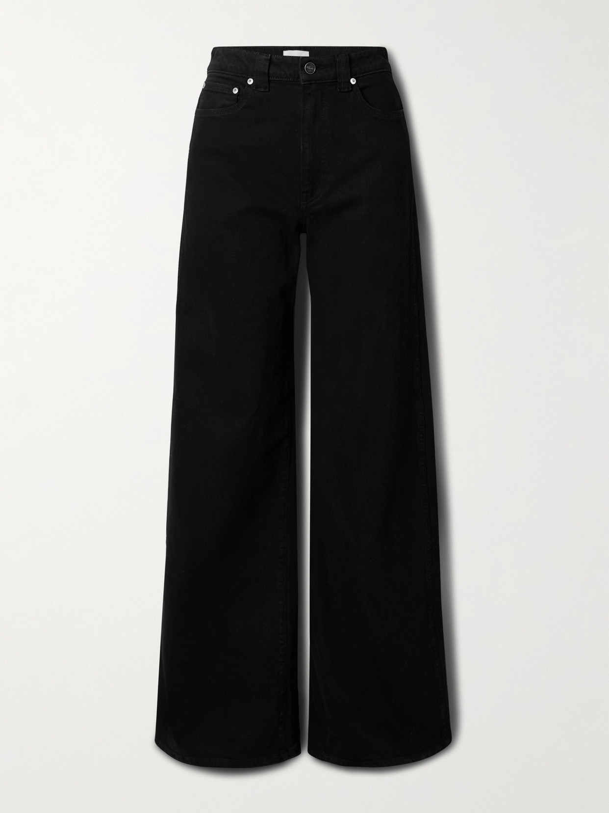Khaite Vivian Straight-leg Ankle Jeans In Black