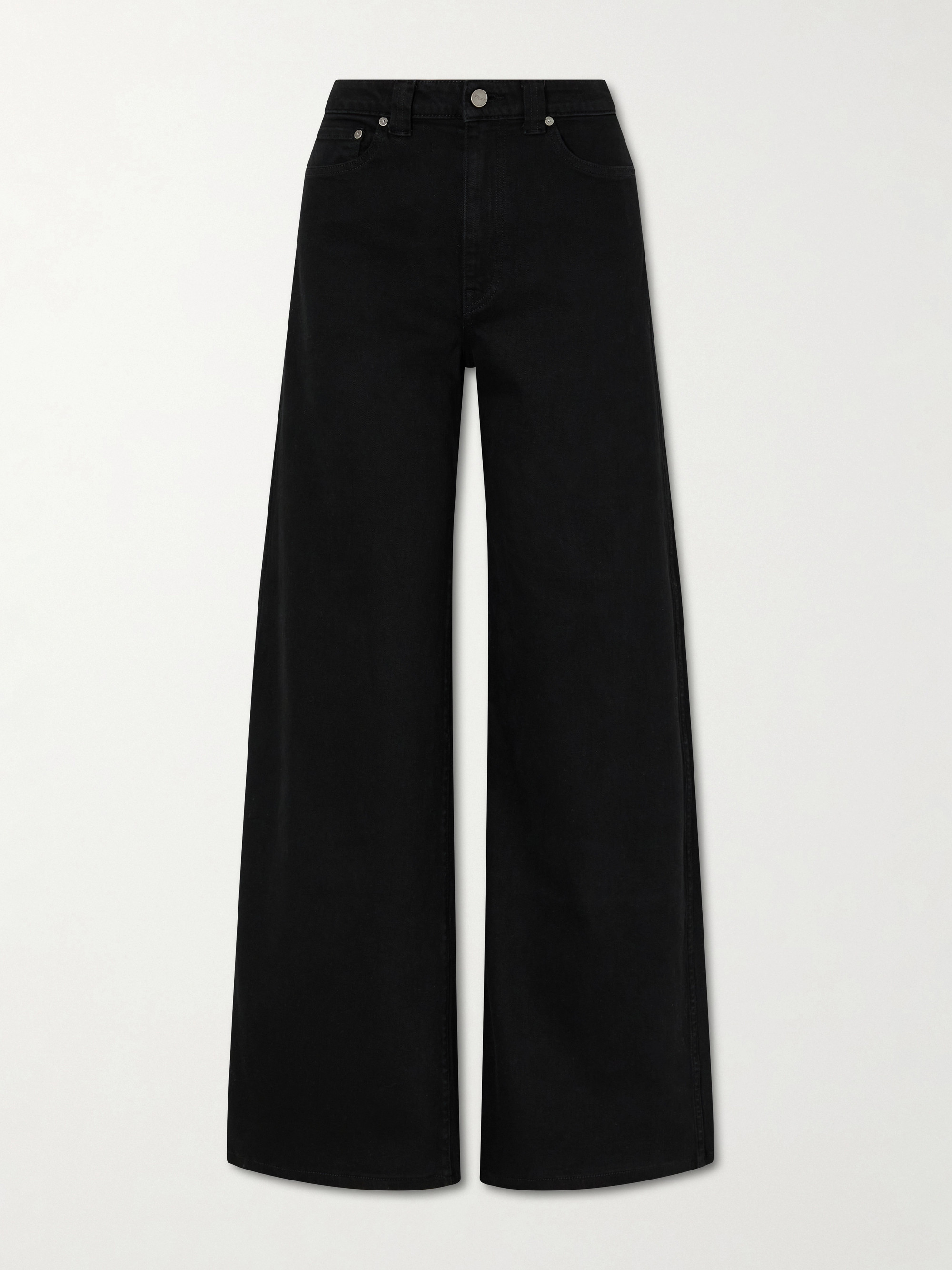 KHAITE Dane high-rise wide-leg jeans