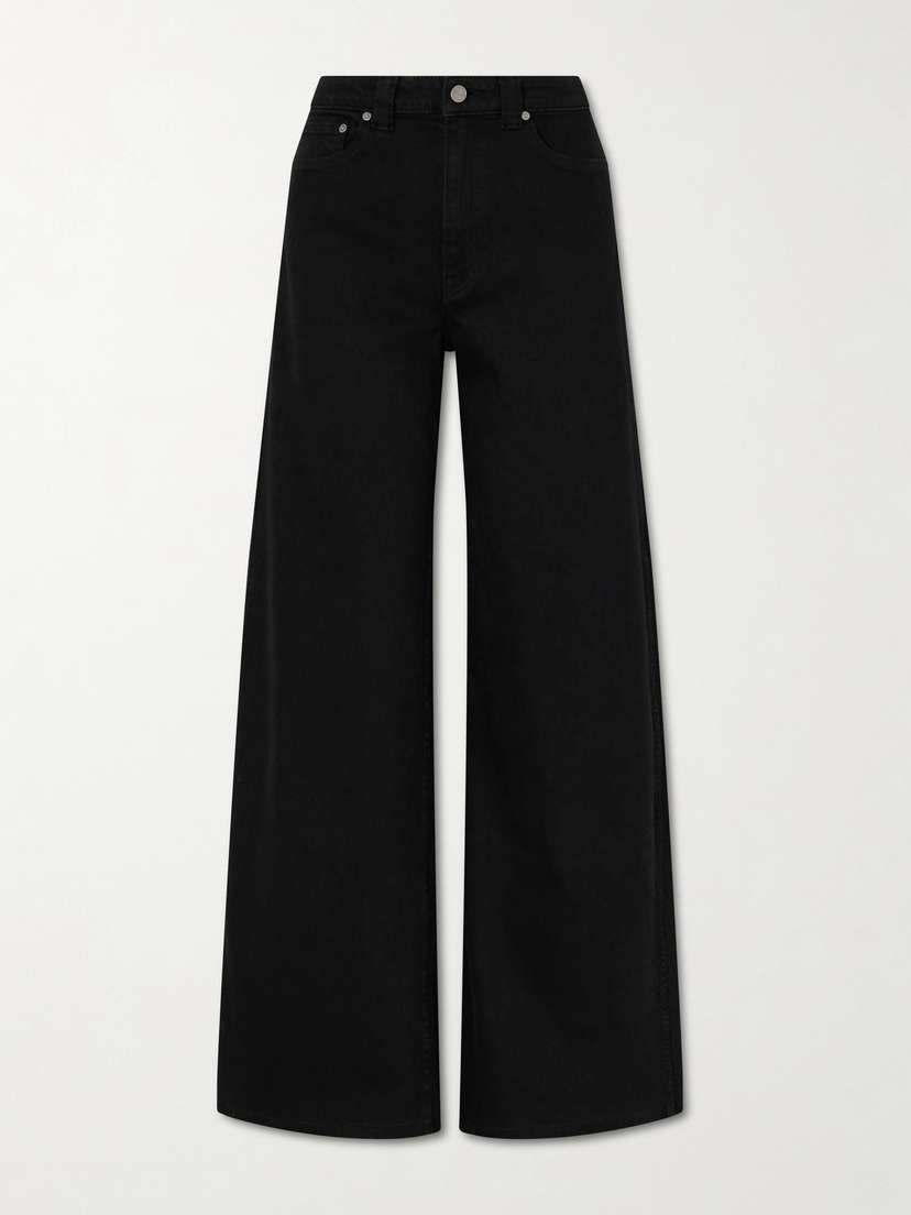 Khaite Dane High-rise Wide-leg Jeans